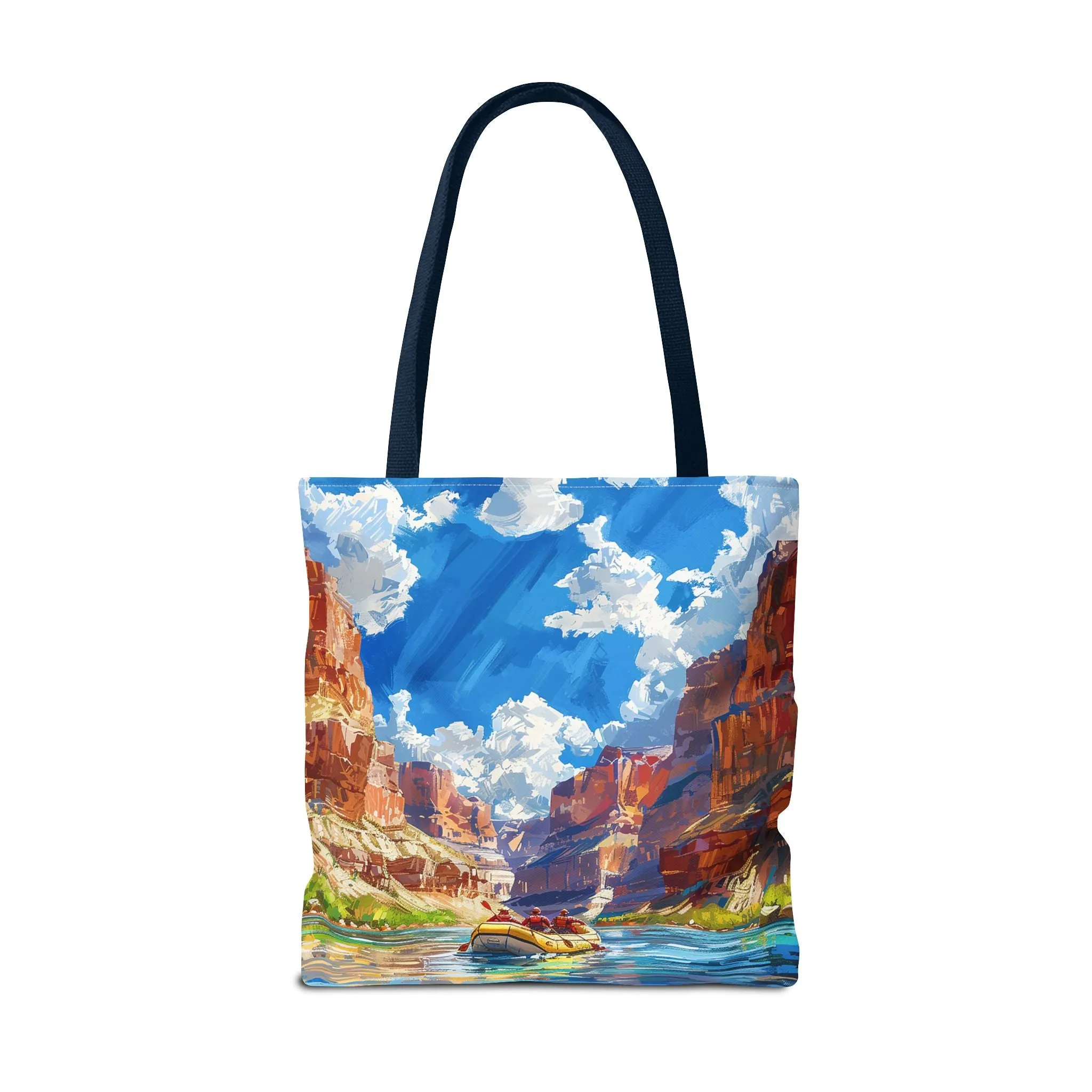 Colorado River Rafting Tote Bag - Ride the Rapids Through the Grand Canyon - Carry the Adventure! Available in 3 sizes.