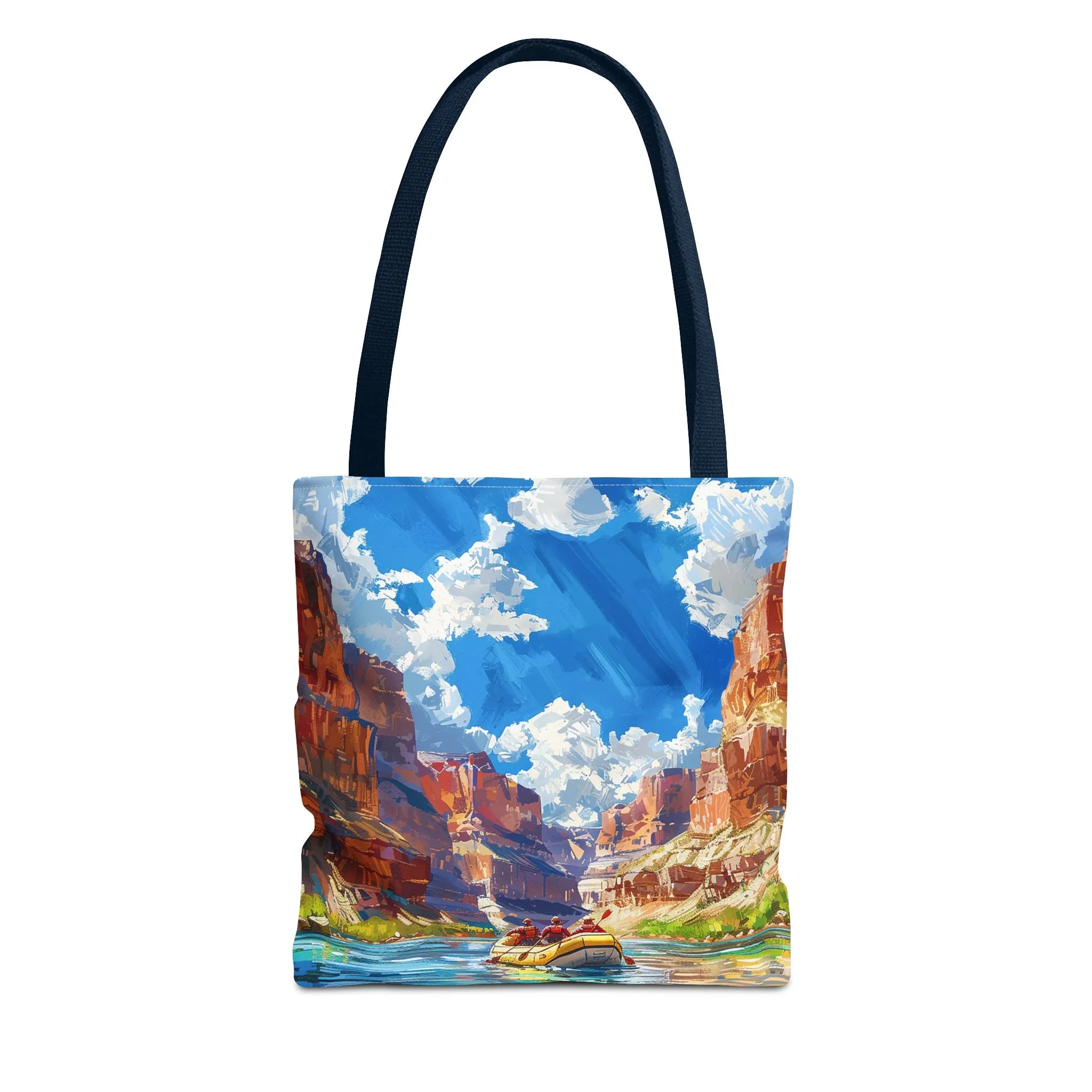 Colorado River Rafting Tote Bag - Ride the Rapids Through the Grand Canyon - Carry the Adventure! Available in 3 sizes.