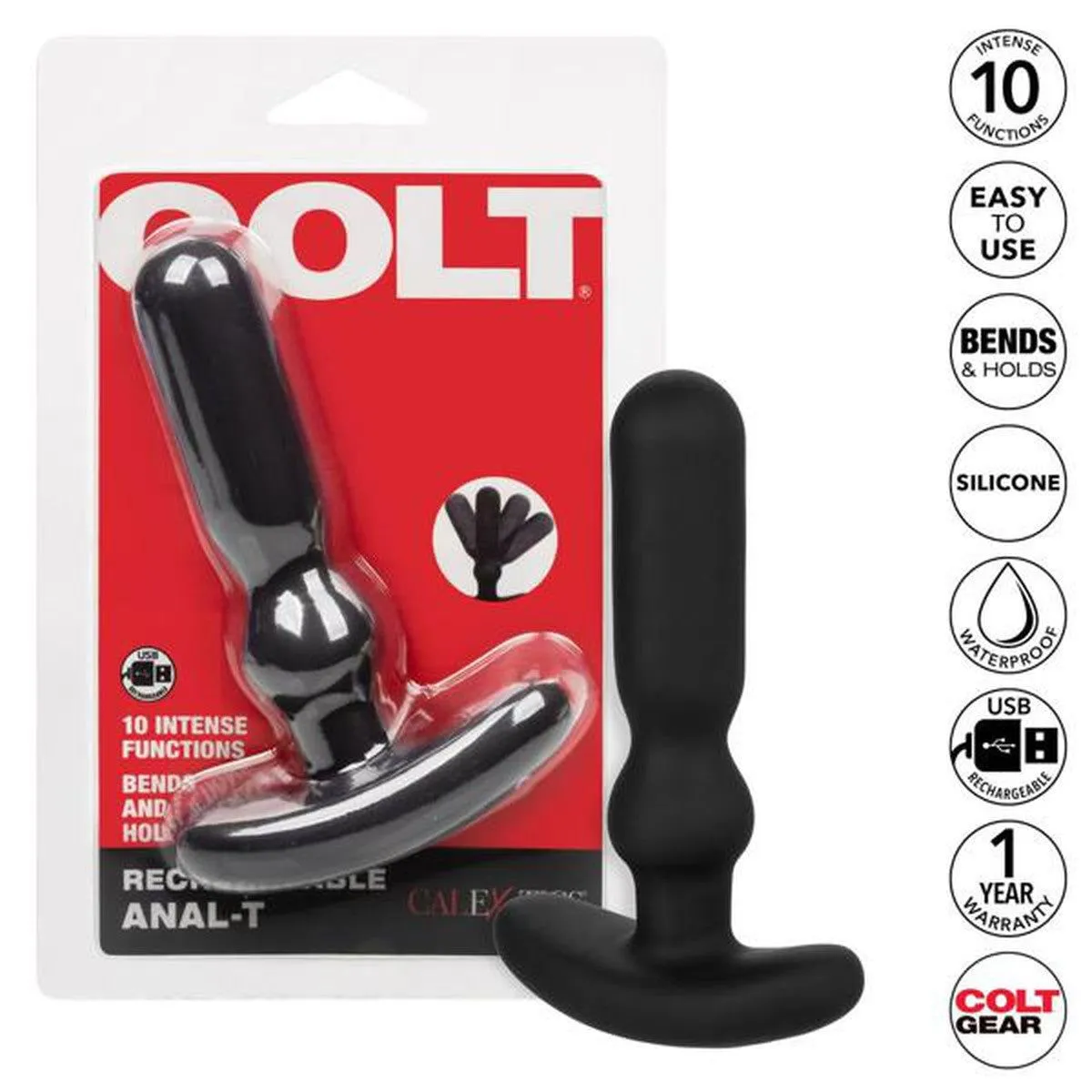 Colt Rechargeable Anal-T Vibrating Butt Plug
