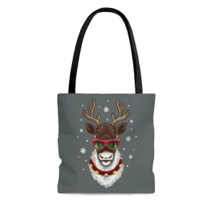 Cool Christmas Reindeer Tote Bag