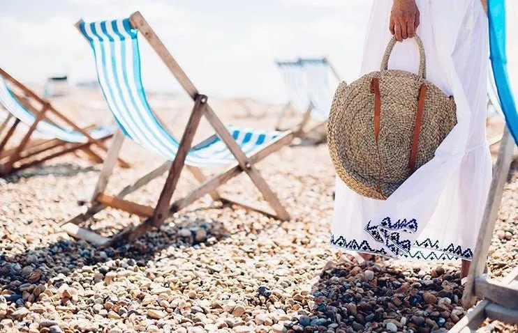 Corfu Circular Basket Bag - PREORDER