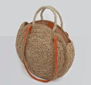 Corfu Circular Basket Bag - PREORDER