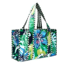 Cotton Block Print Tote Bag- Small & Large