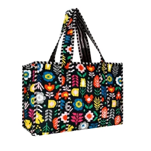Cotton Block Print Tote Bag- Small & Large
