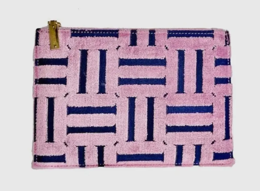 Cushette Basket Weave Clutch