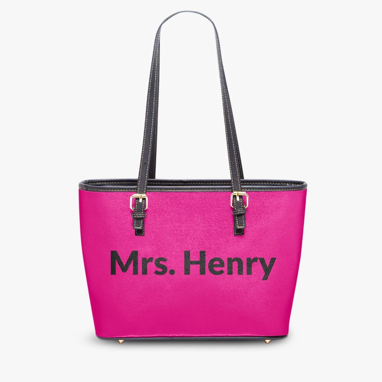 Custom Large Leather Tote Bag