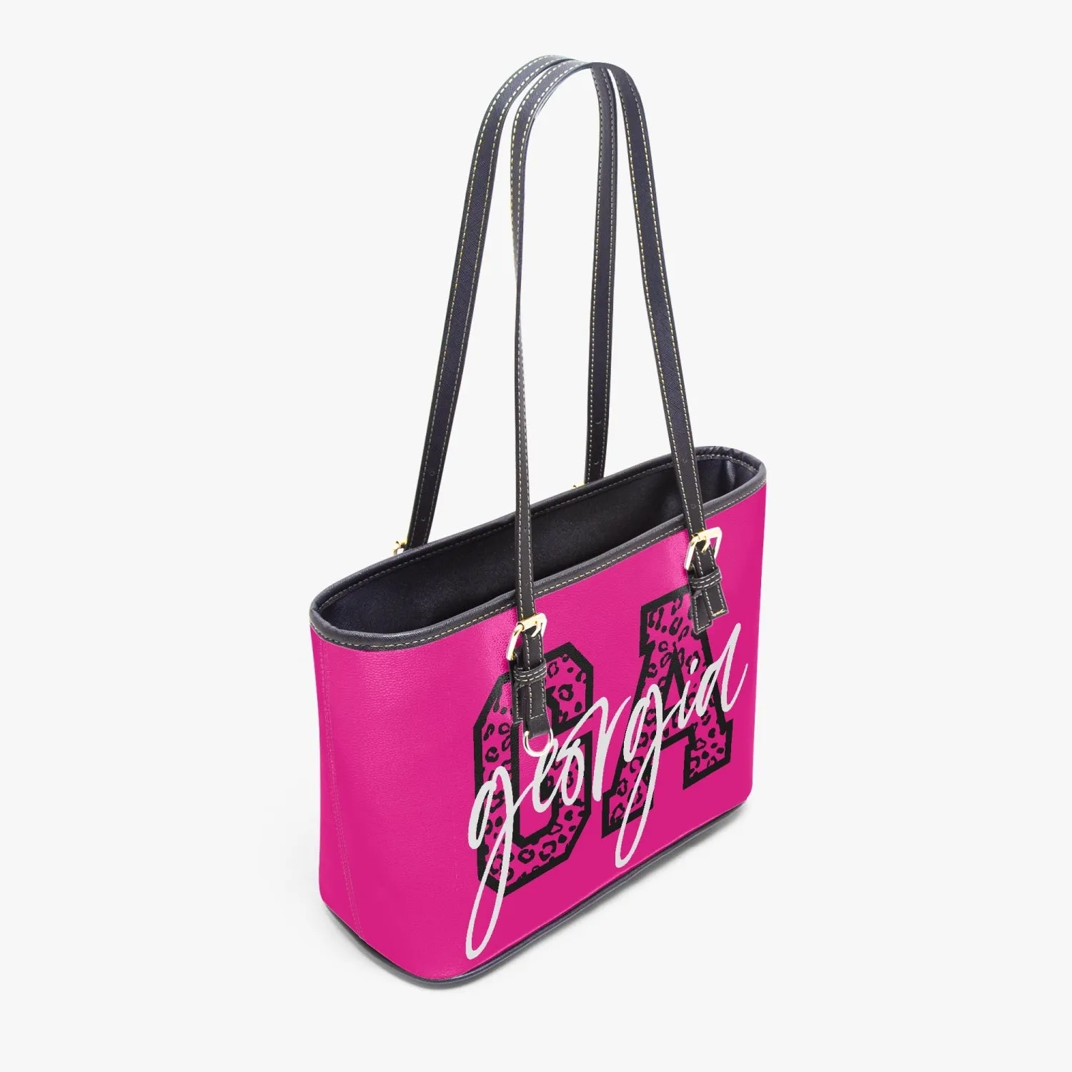 Custom Large Leather Tote Bag