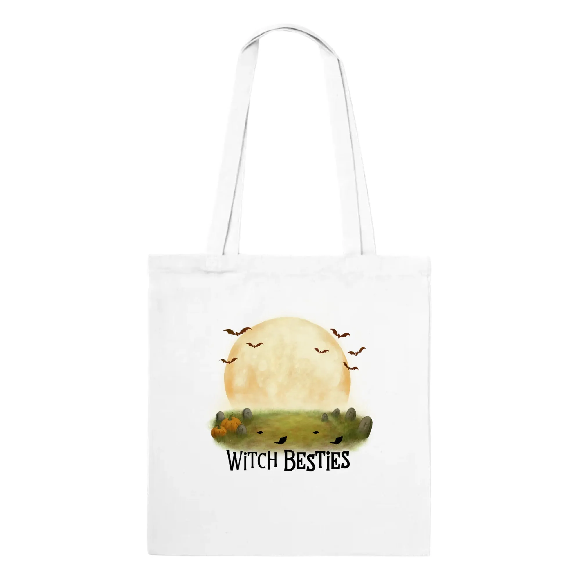 Customisable Halloween Tote Bag, Best Friend Tote Bag For Halloween, Classic Tote Bag Spooky Women Canvas Tote Bag, Horror Tote Bag, Halloween Spooky Women Tote Bag, School Tote Bag, Teacher Tote Bag