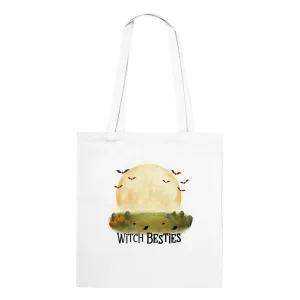 Customisable Halloween Tote Bag, Best Friend Tote Bag For Halloween, Classic Tote Bag Spooky Women Canvas Tote Bag, Horror Tote Bag, Halloween Spooky Women Tote Bag, School Tote Bag, Teacher Tote Bag