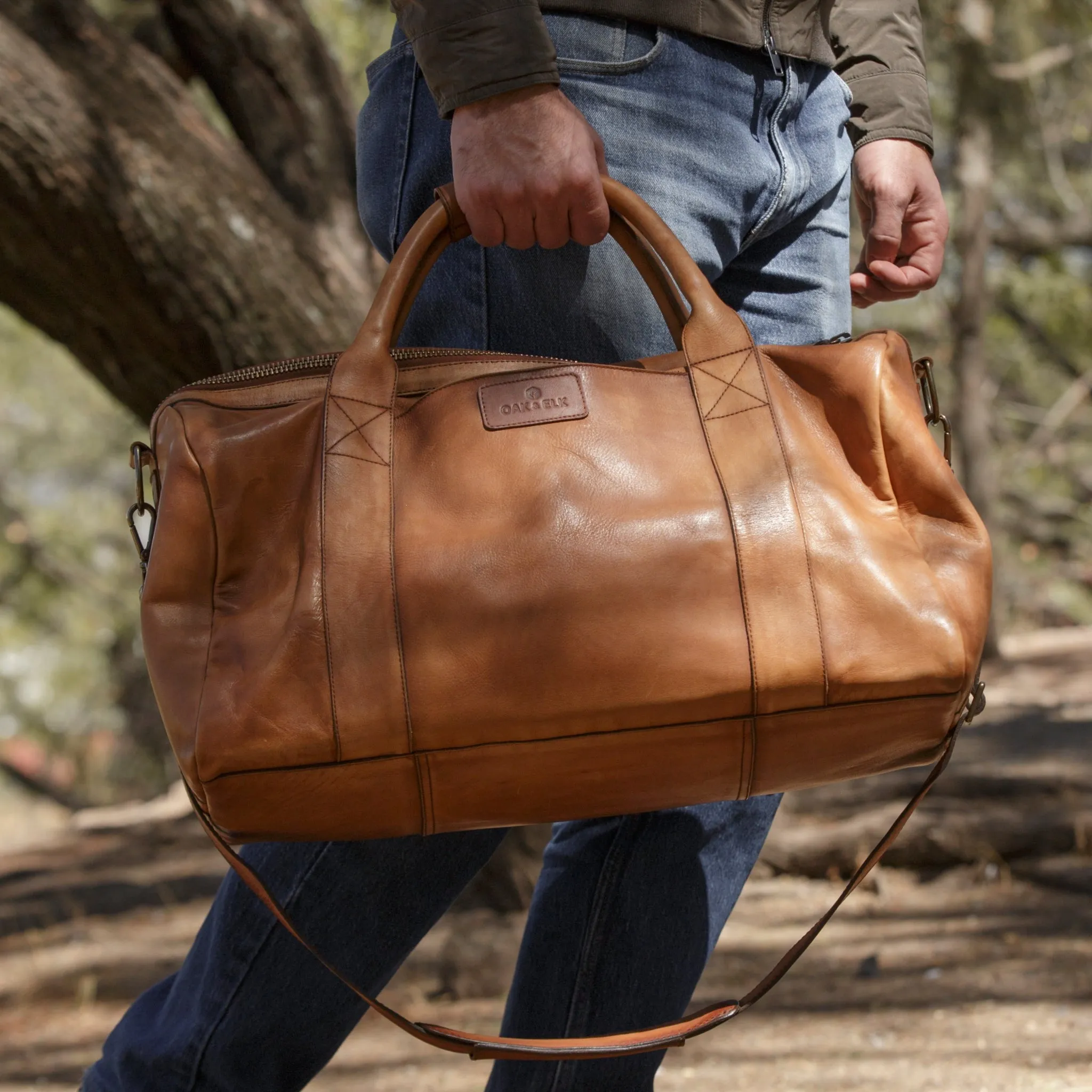 Dakota Leather Duffel Bag