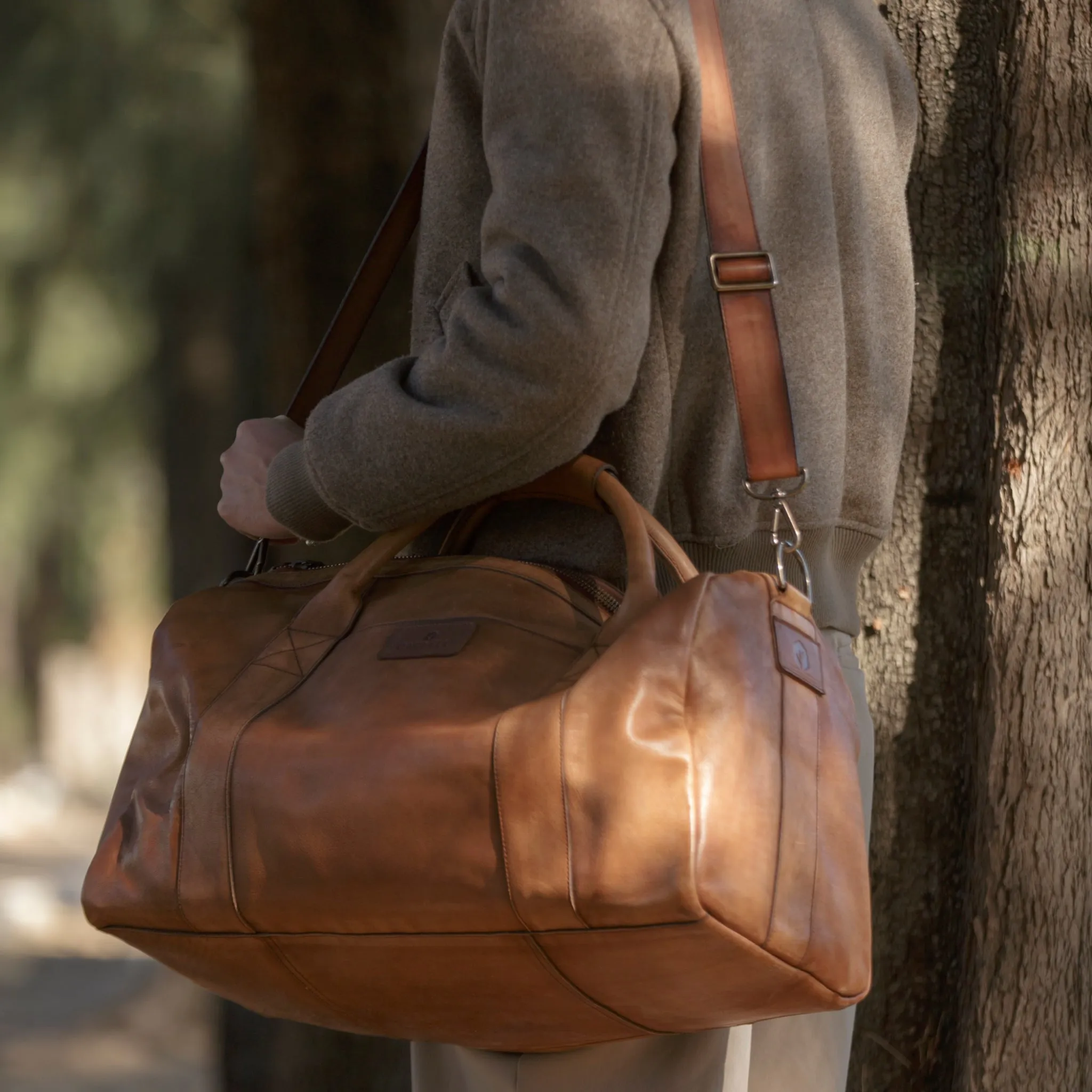 Dakota Leather Duffel Bag
