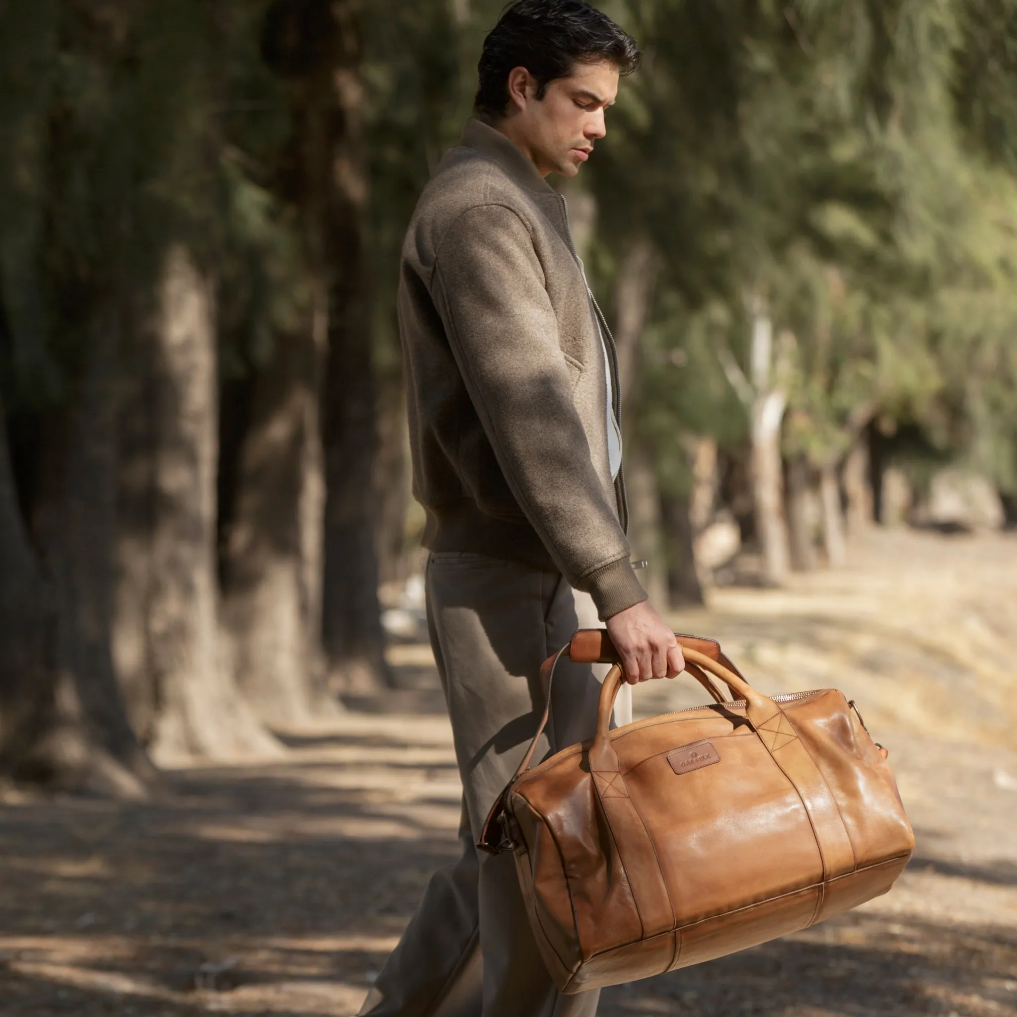 Dakota Leather Duffel Bag