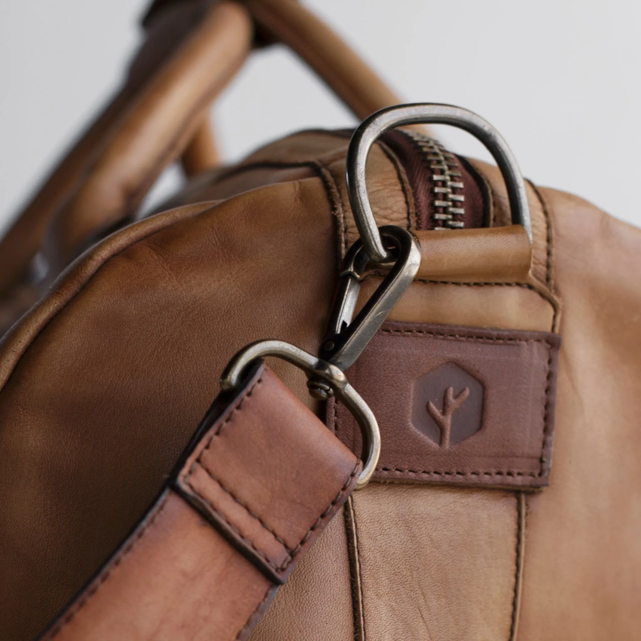 Dakota Leather Duffel Bag