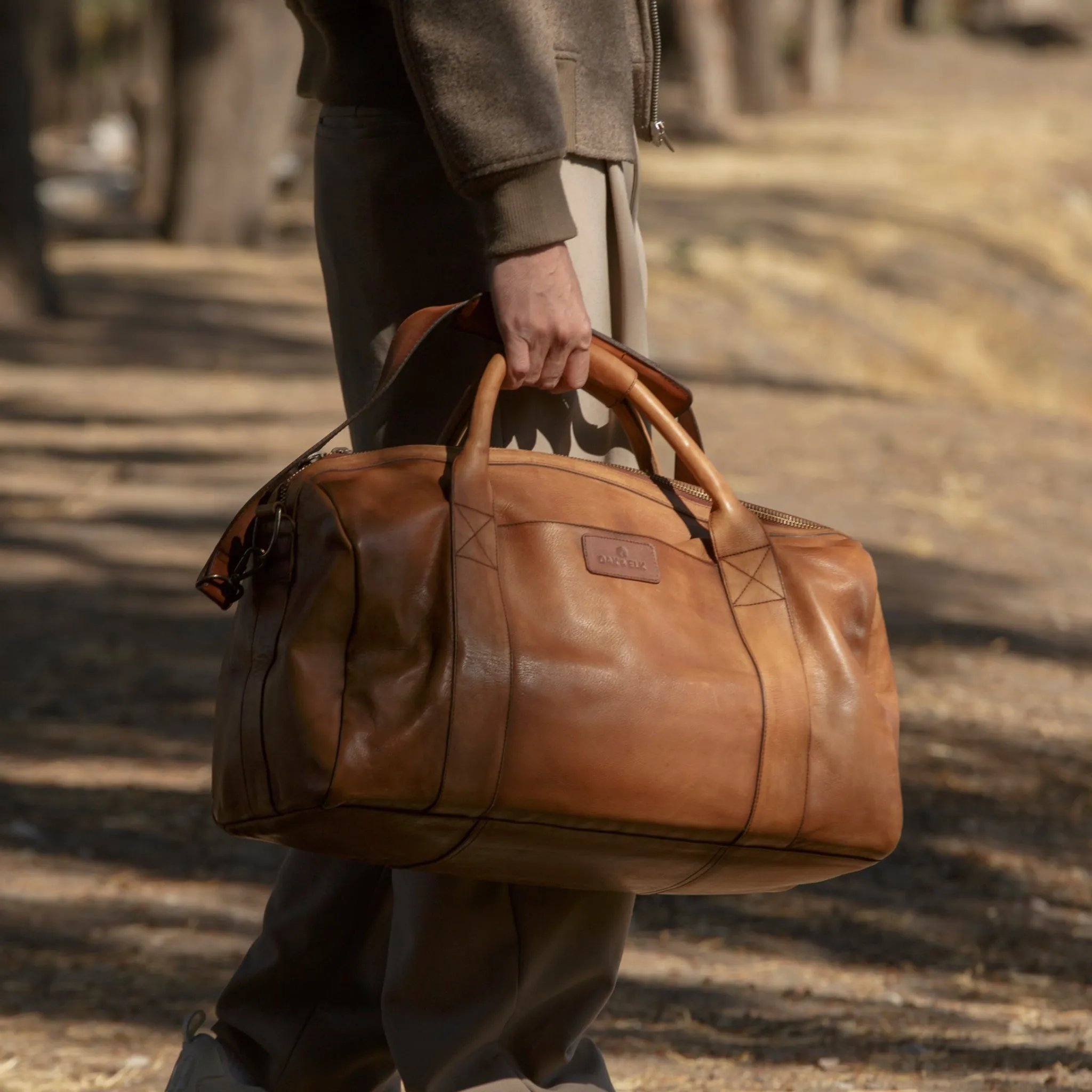 Dakota Leather Duffel Bag