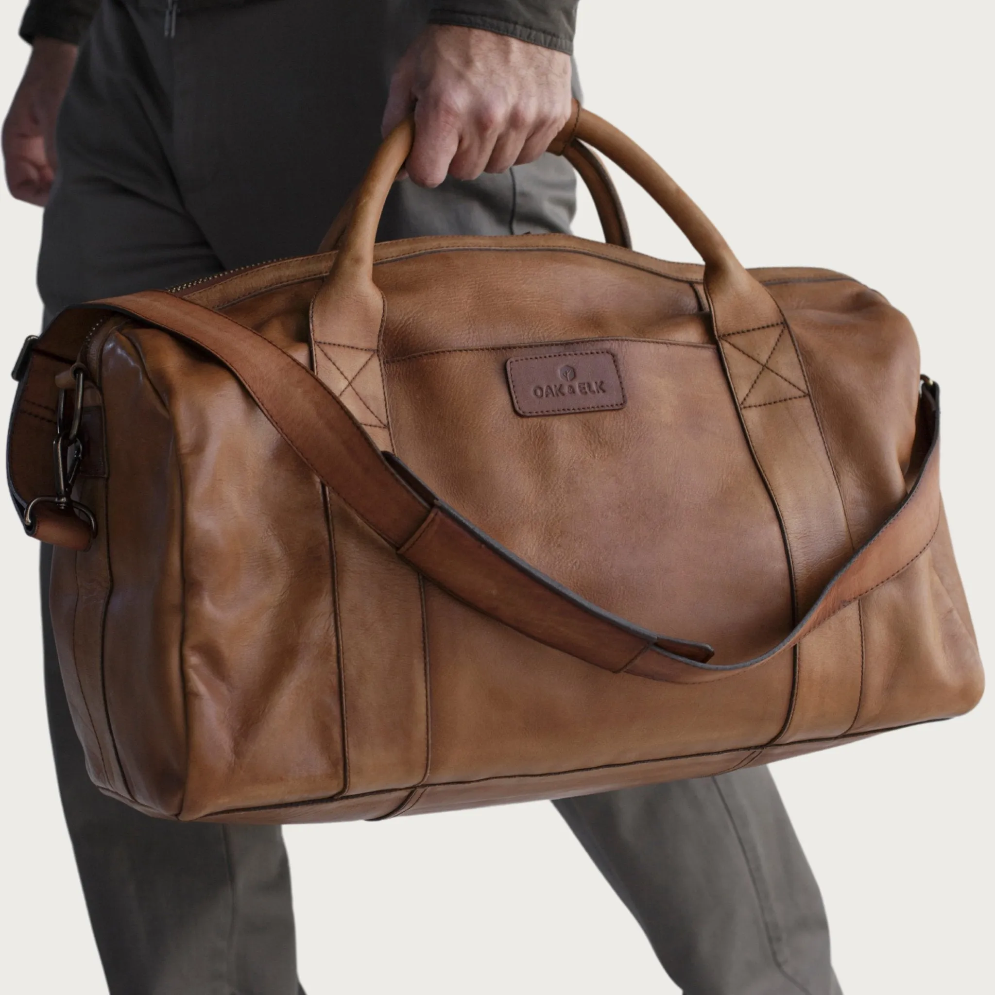 Dakota Leather Duffel Bag