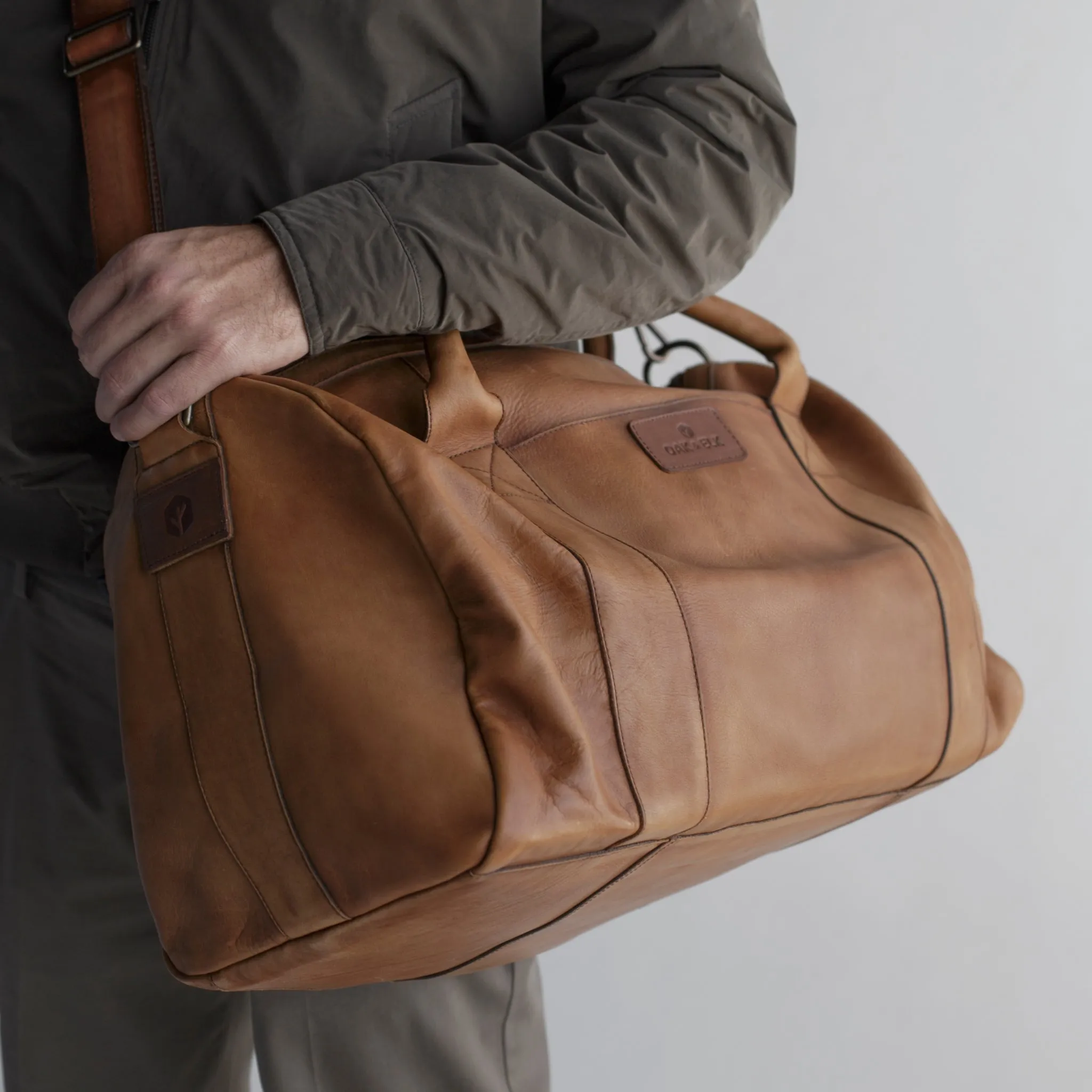 Dakota Leather Duffel Bag