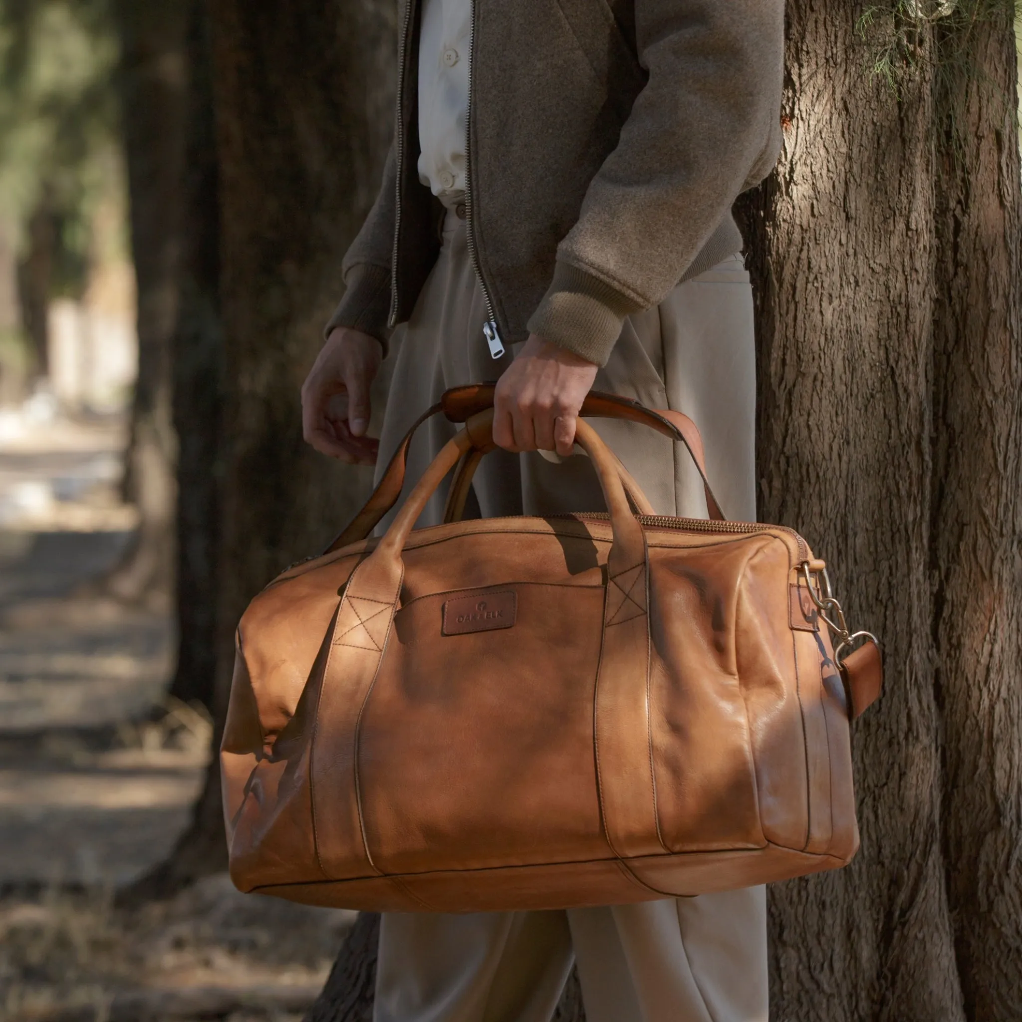 Dakota Leather Duffel Bag