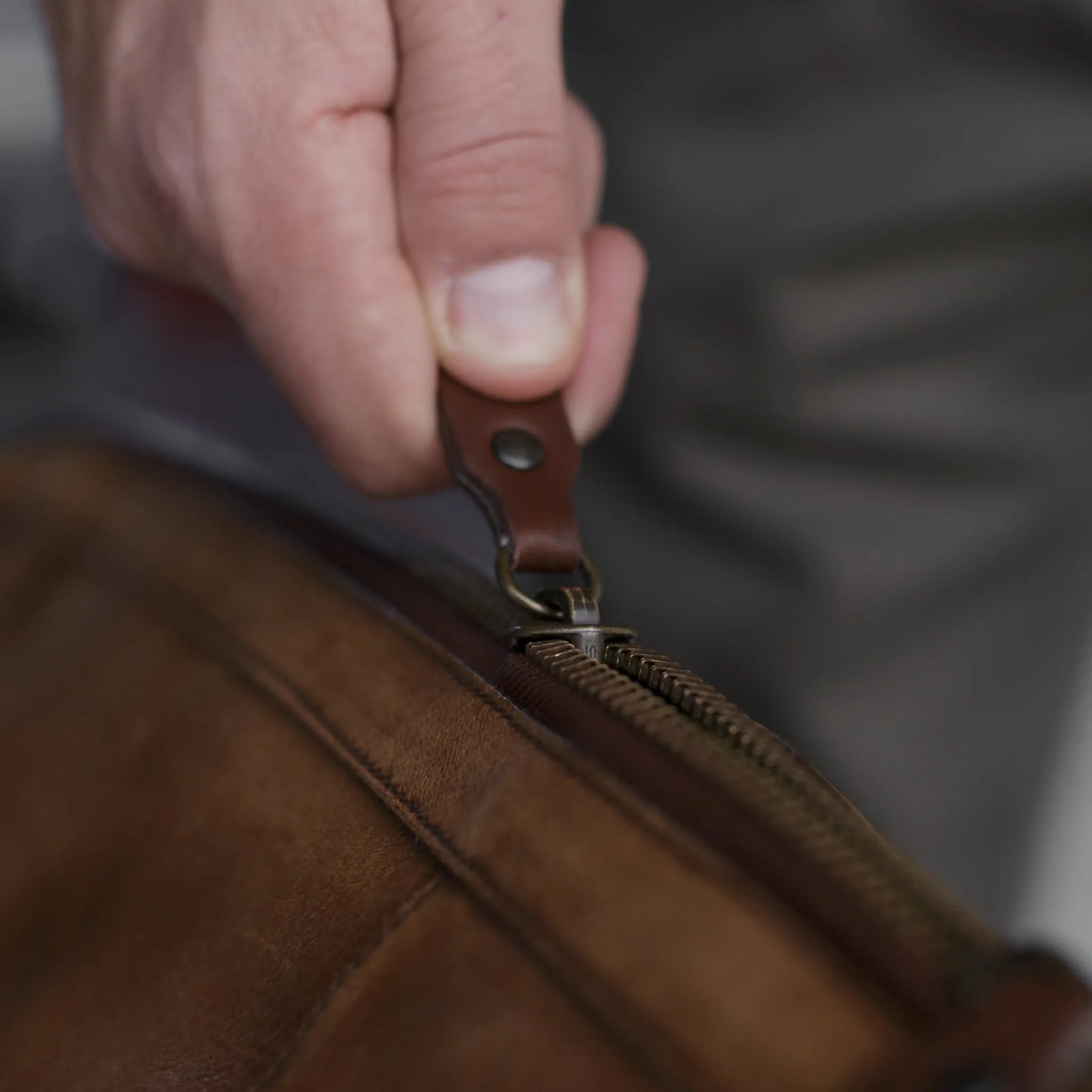 Dakota Leather Duffel Bag