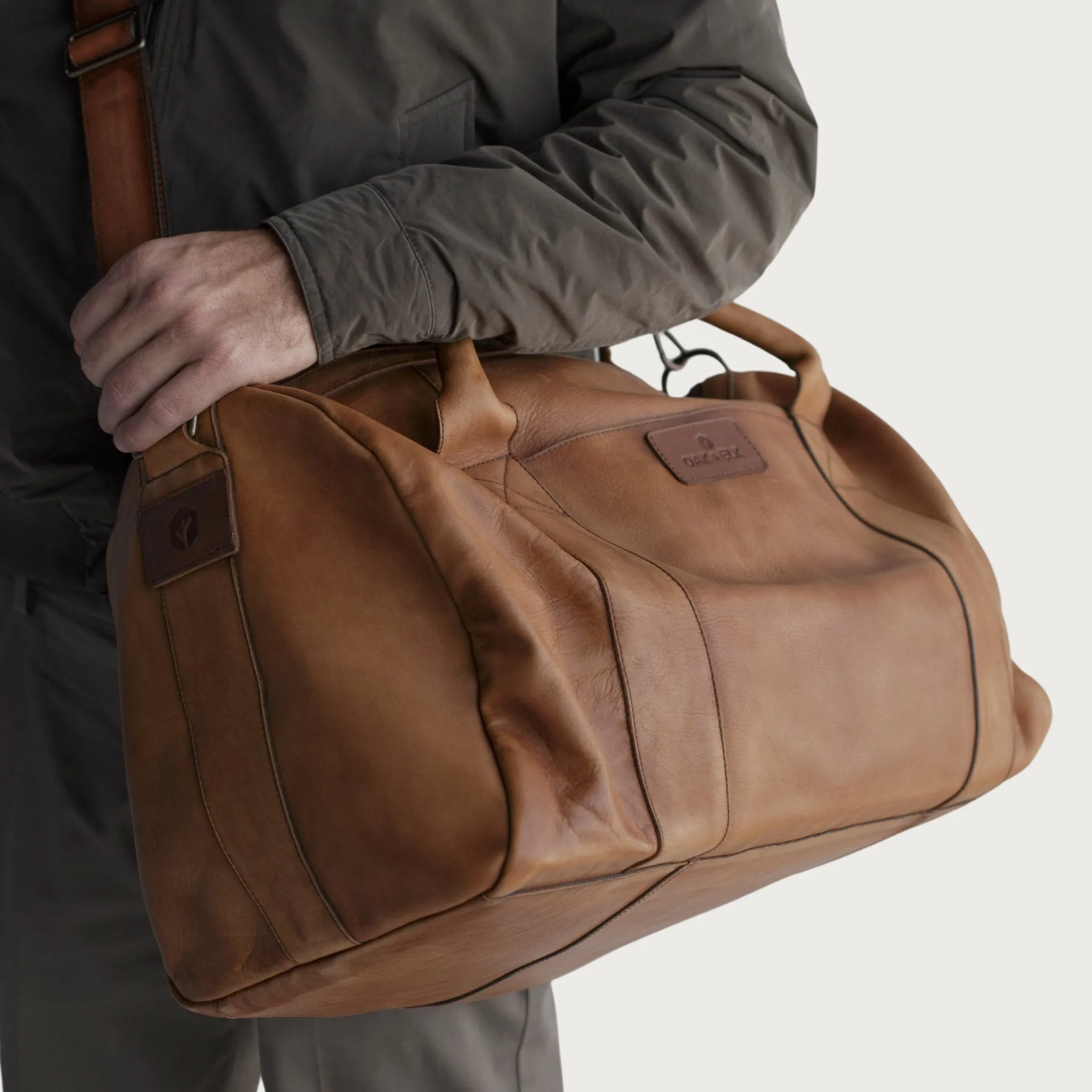 Dakota Leather Duffel Bag
