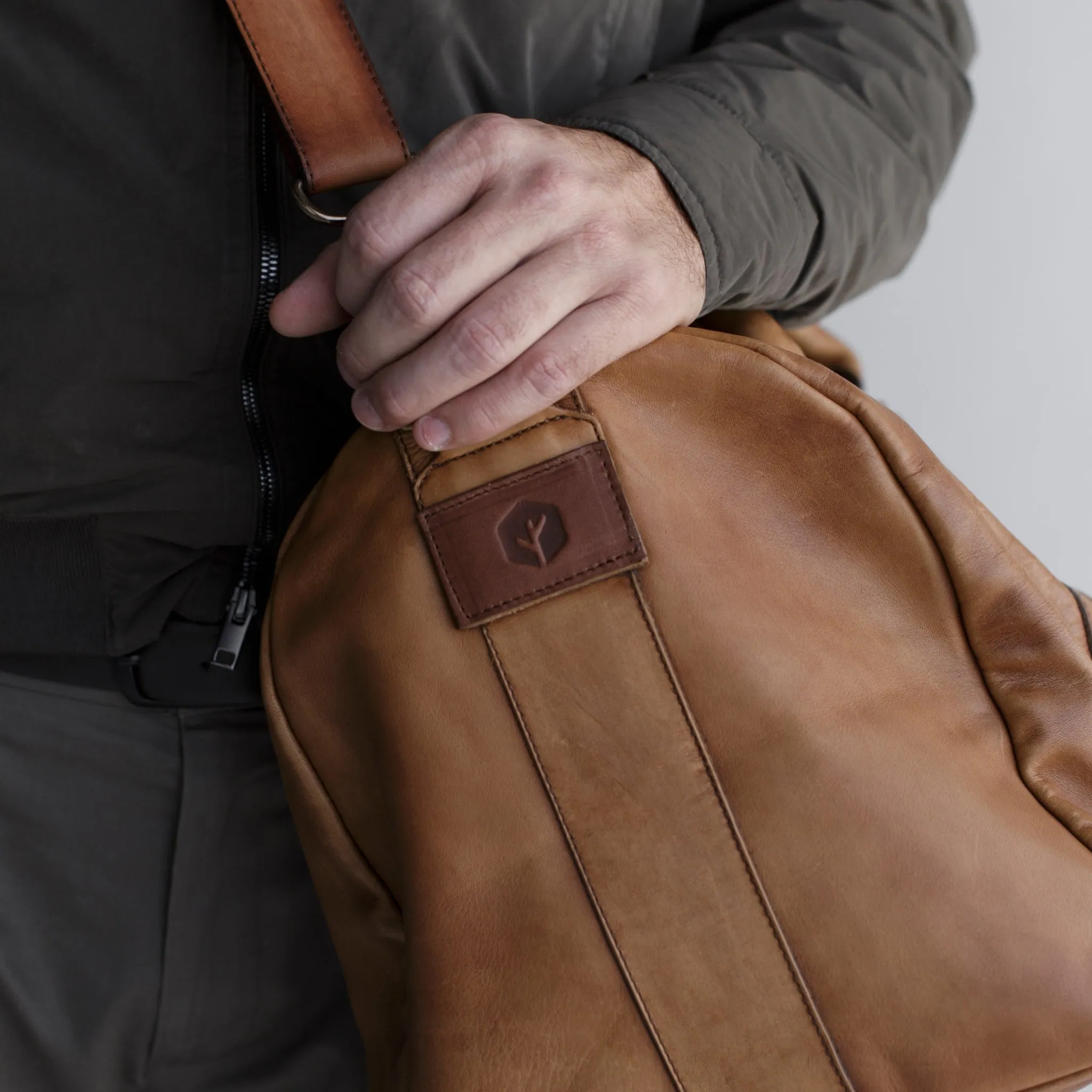 Dakota Leather Duffel Bag