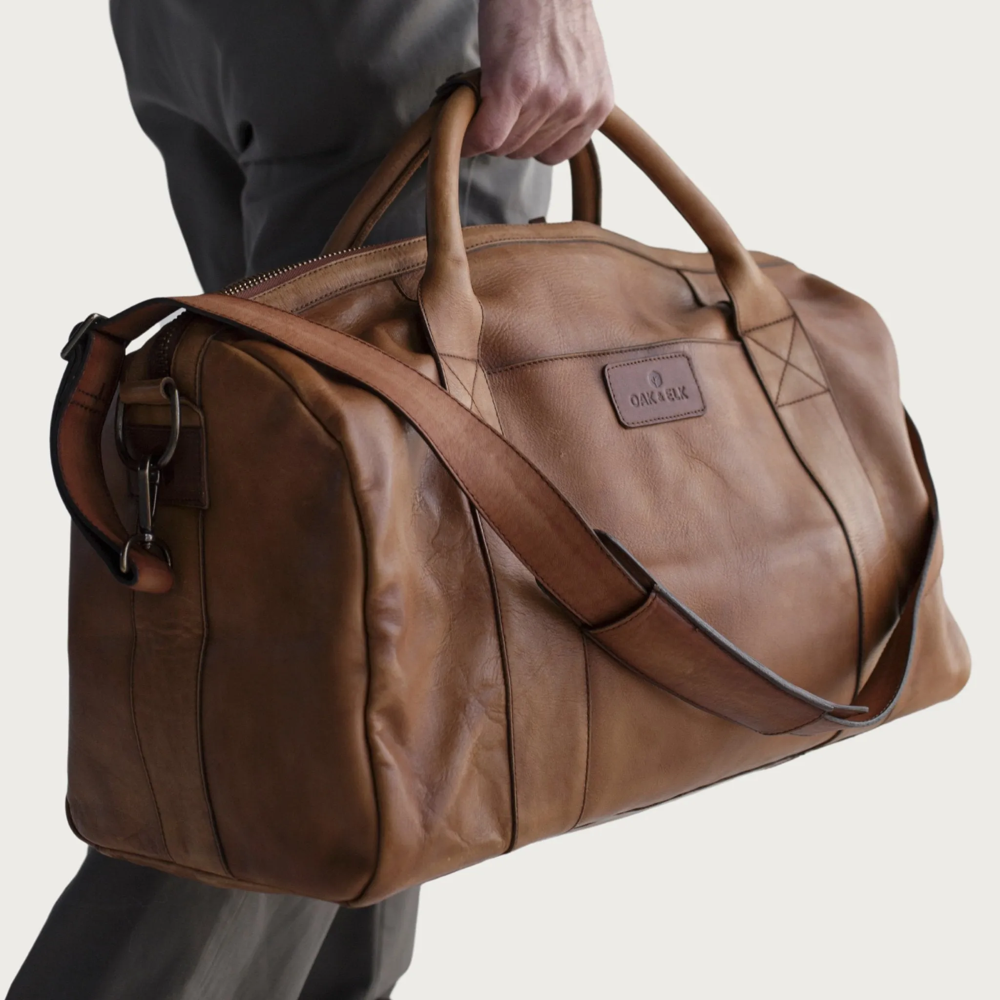 Dakota Leather Duffel Bag