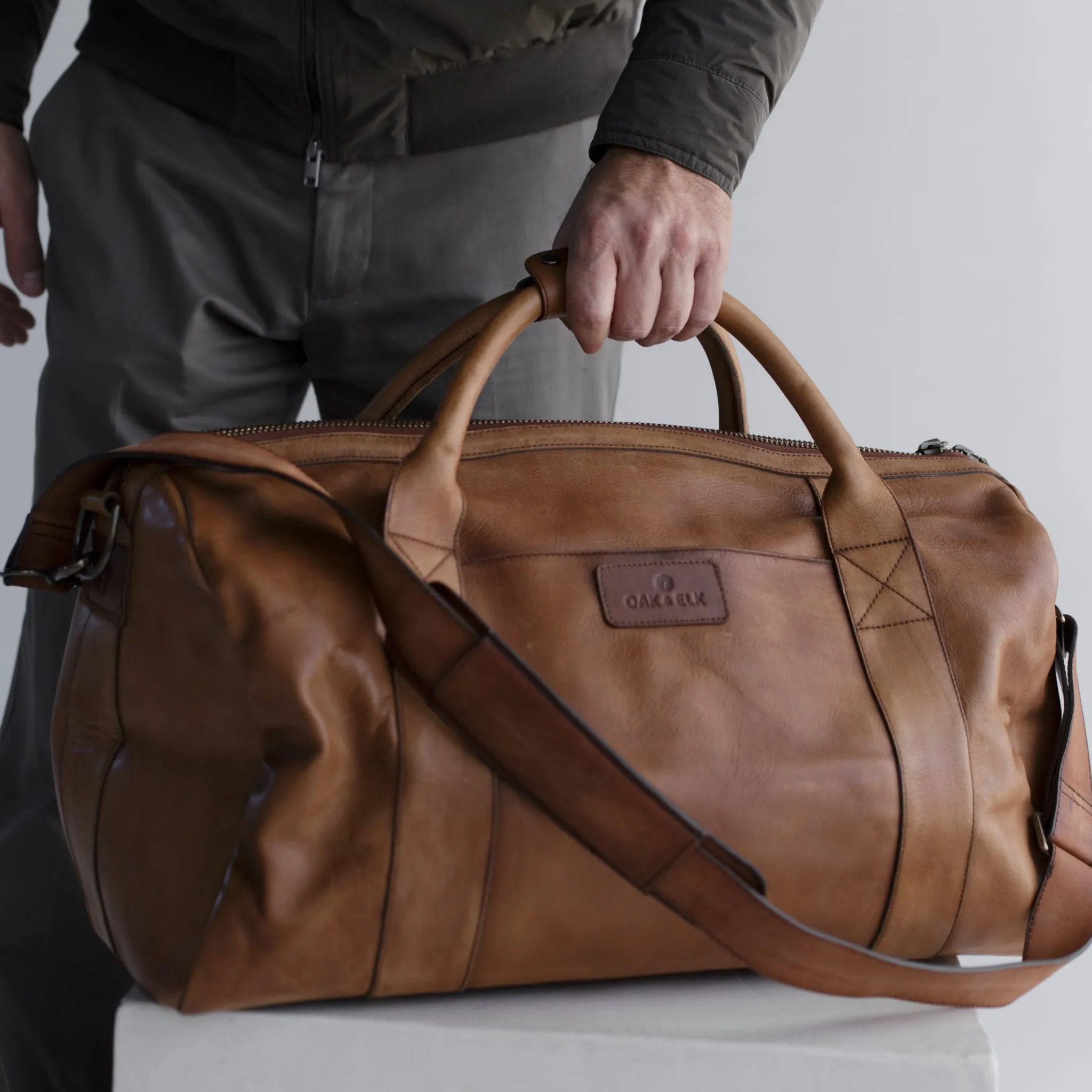 Dakota Leather Duffel Bag
