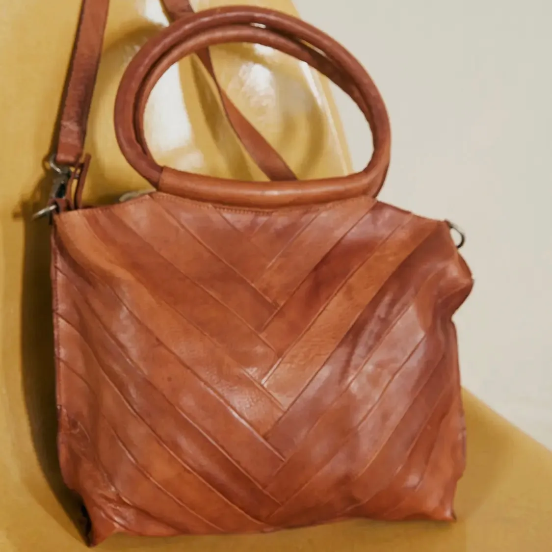Dalton Handcrafted Leather Tote Bag