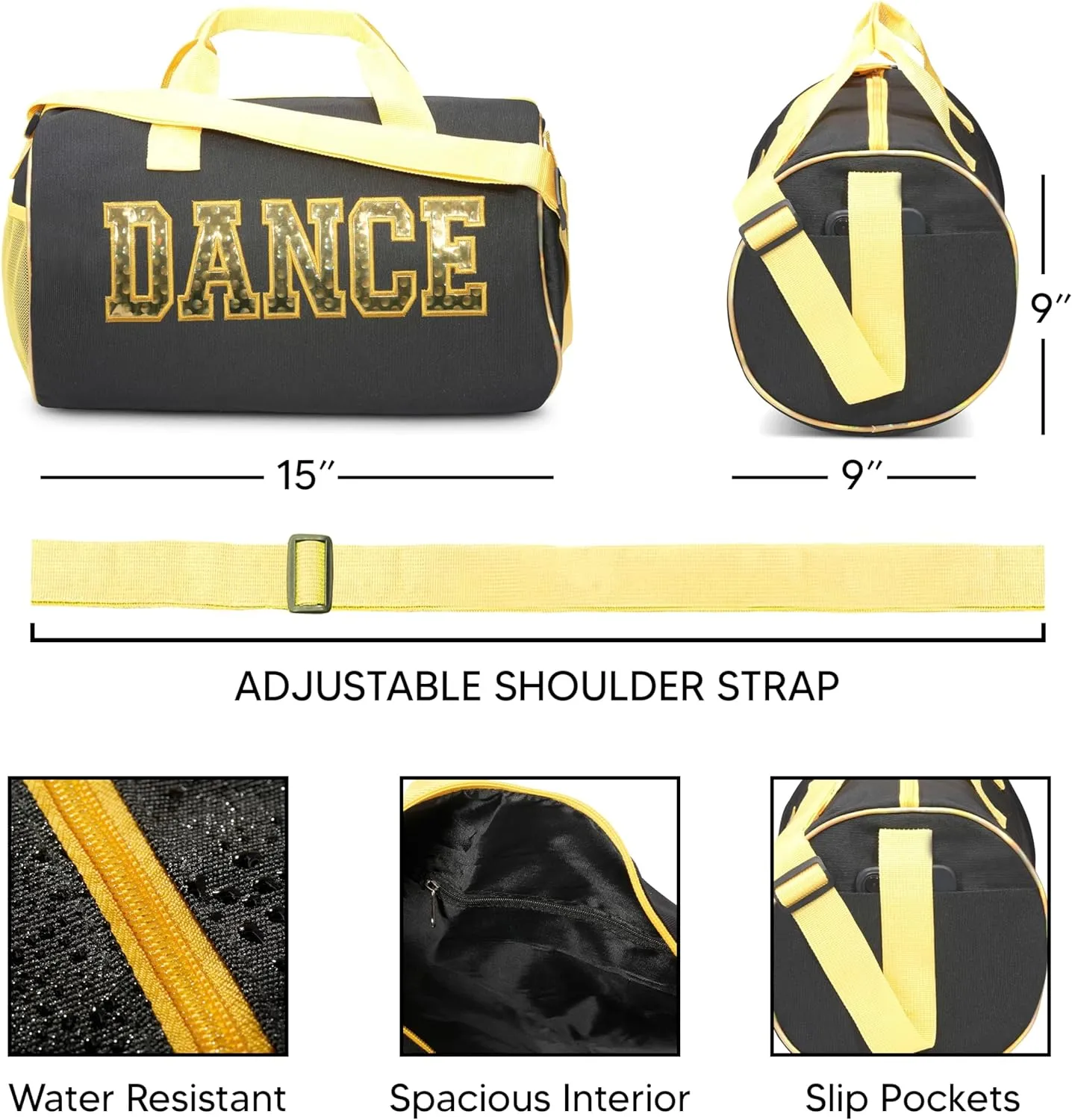 Dance Multicolored Duffel Bag