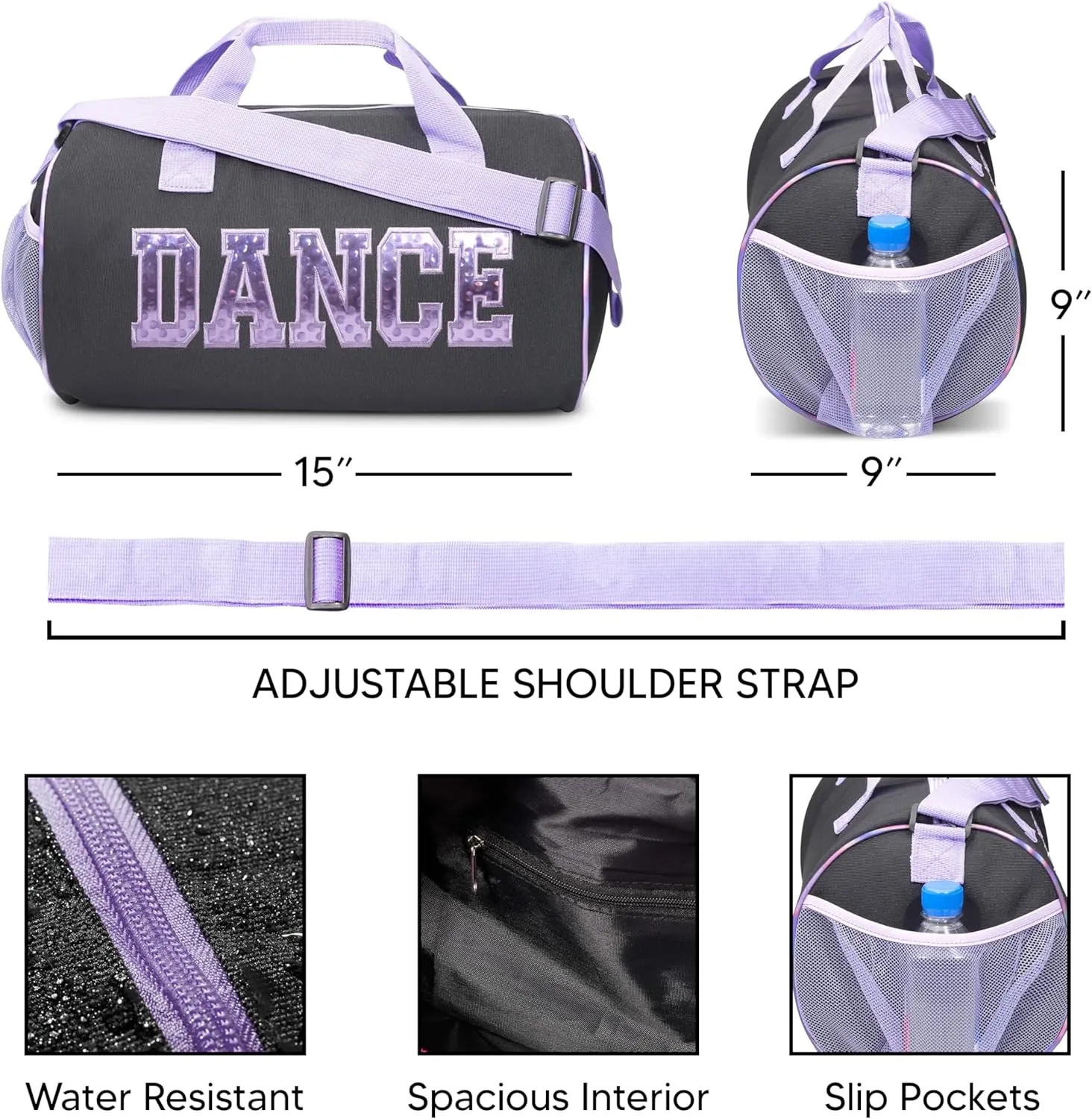 Dance Multicolored Duffel Bag