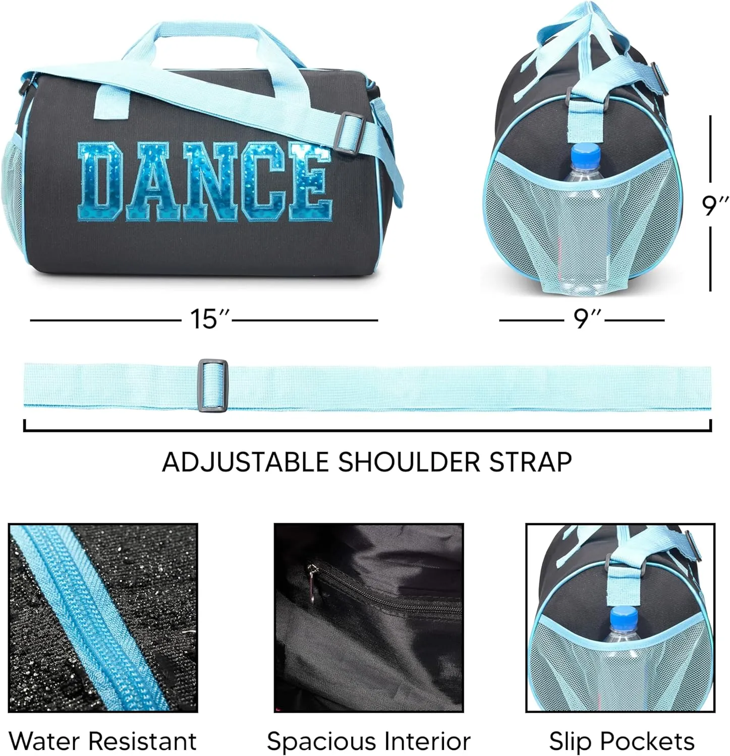Dance Multicolored Duffel Bag