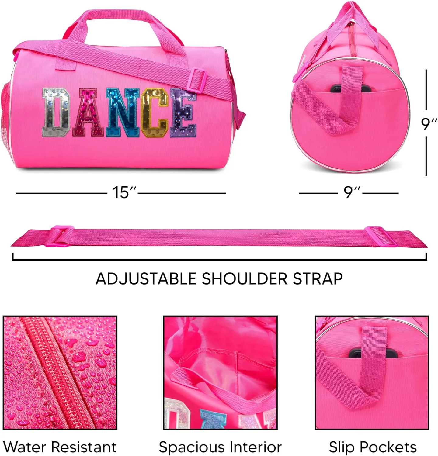 Dance Multicolored Duffel Bag