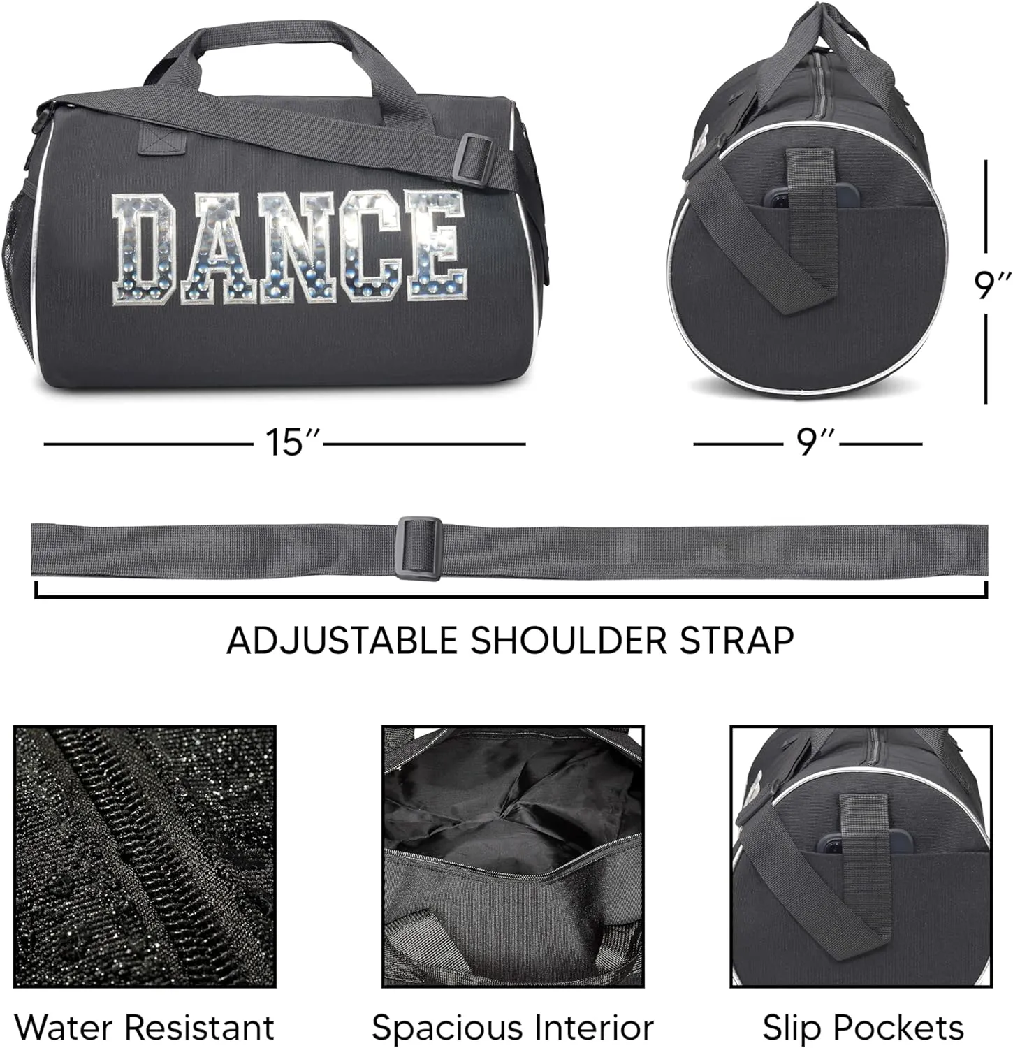Dance Multicolored Duffel Bag