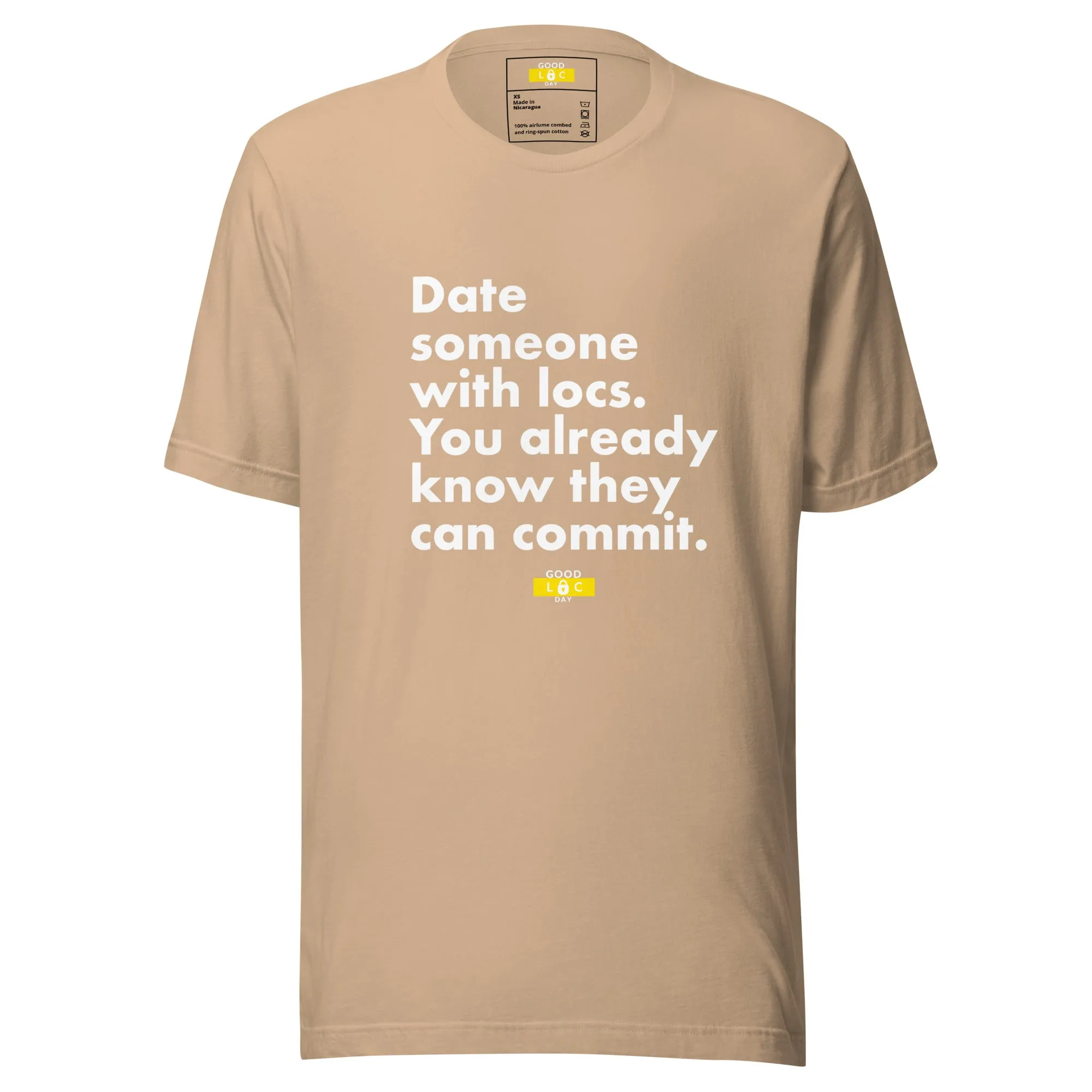Date Some With Locs t-shirt