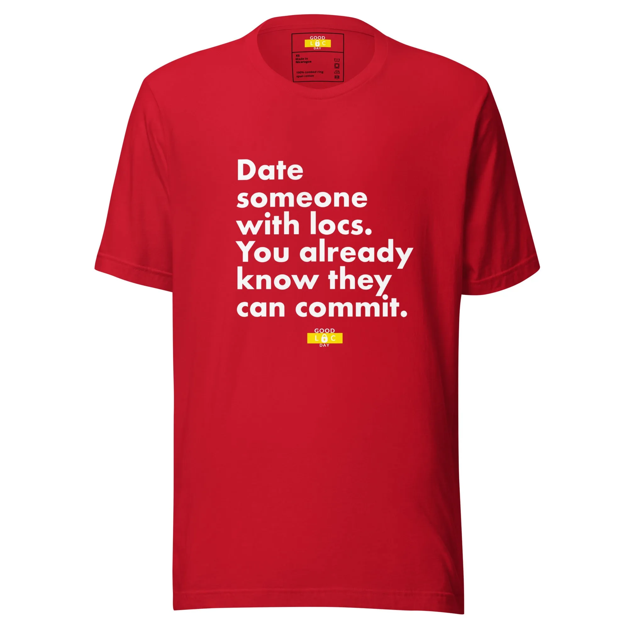 Date Some With Locs t-shirt