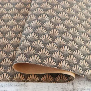 Deco Fans Cork 1/2yd