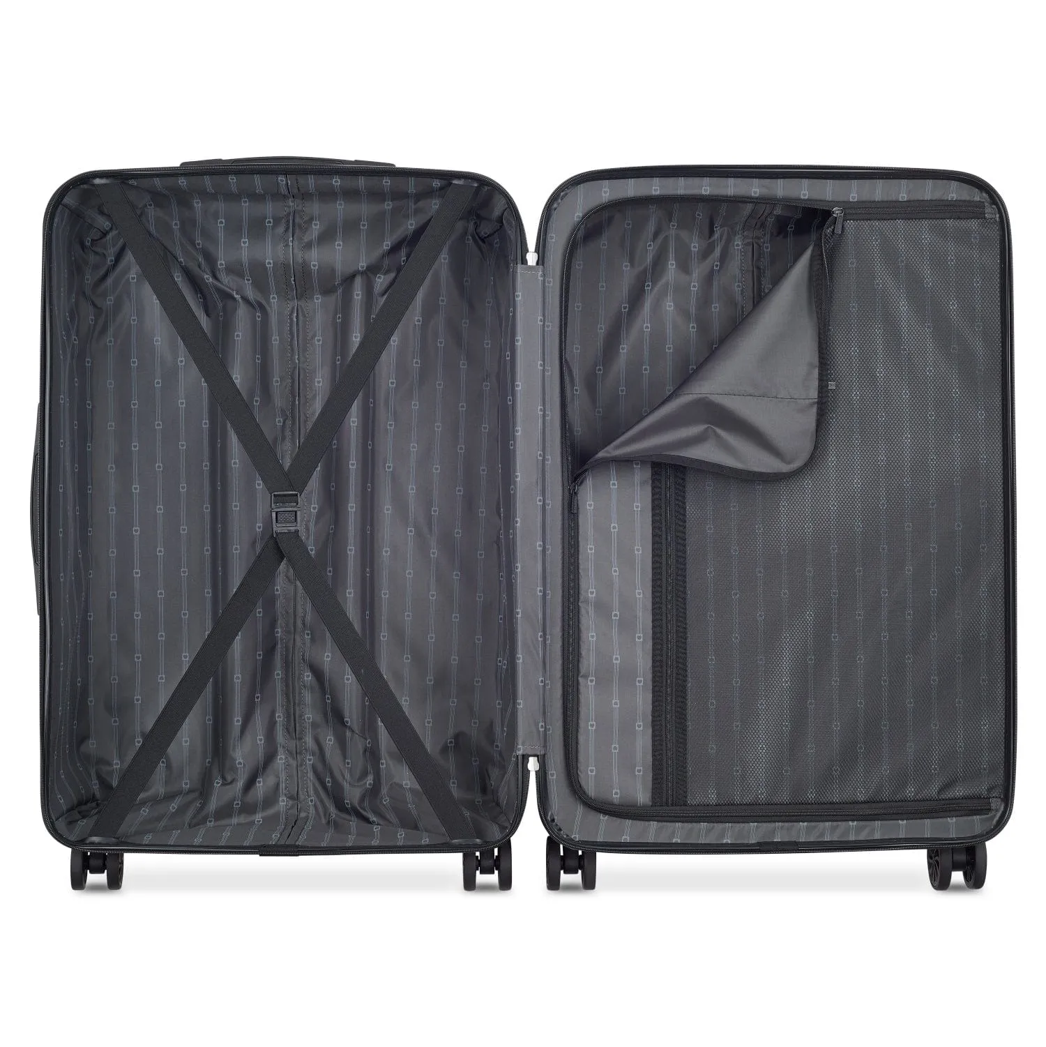 Delsey Ophelie 82Cm Hardcase 4 Double Wheel Expandable Check-In Luggage Trolley Glossy Pink - 00389383119Me