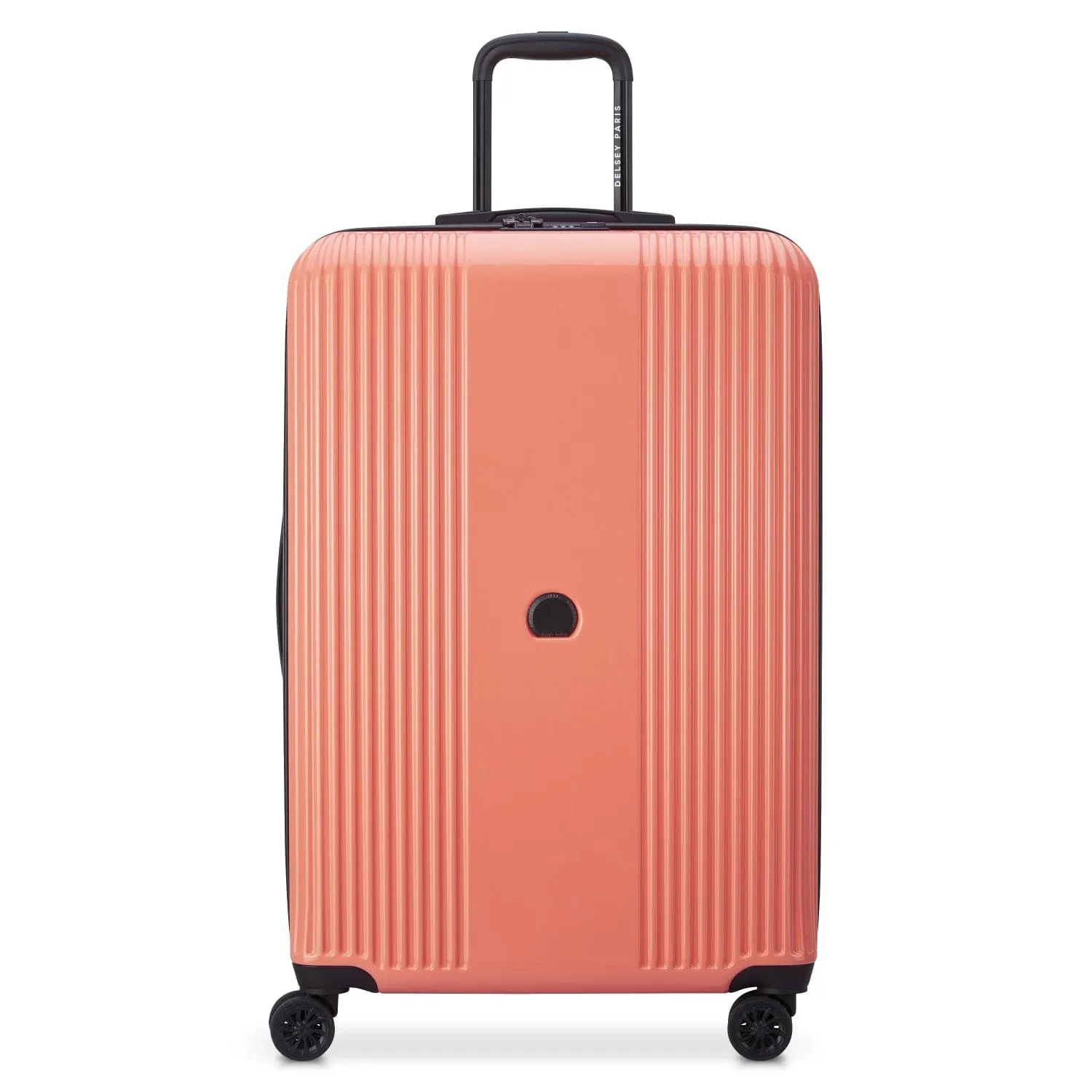 Delsey Ophelie 82Cm Hardcase 4 Double Wheel Expandable Check-In Luggage Trolley Glossy Pink - 00389383119Me