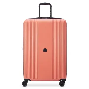Delsey Ophelie 82Cm Hardcase 4 Double Wheel Expandable Check-In Luggage Trolley Glossy Pink - 00389383119Me