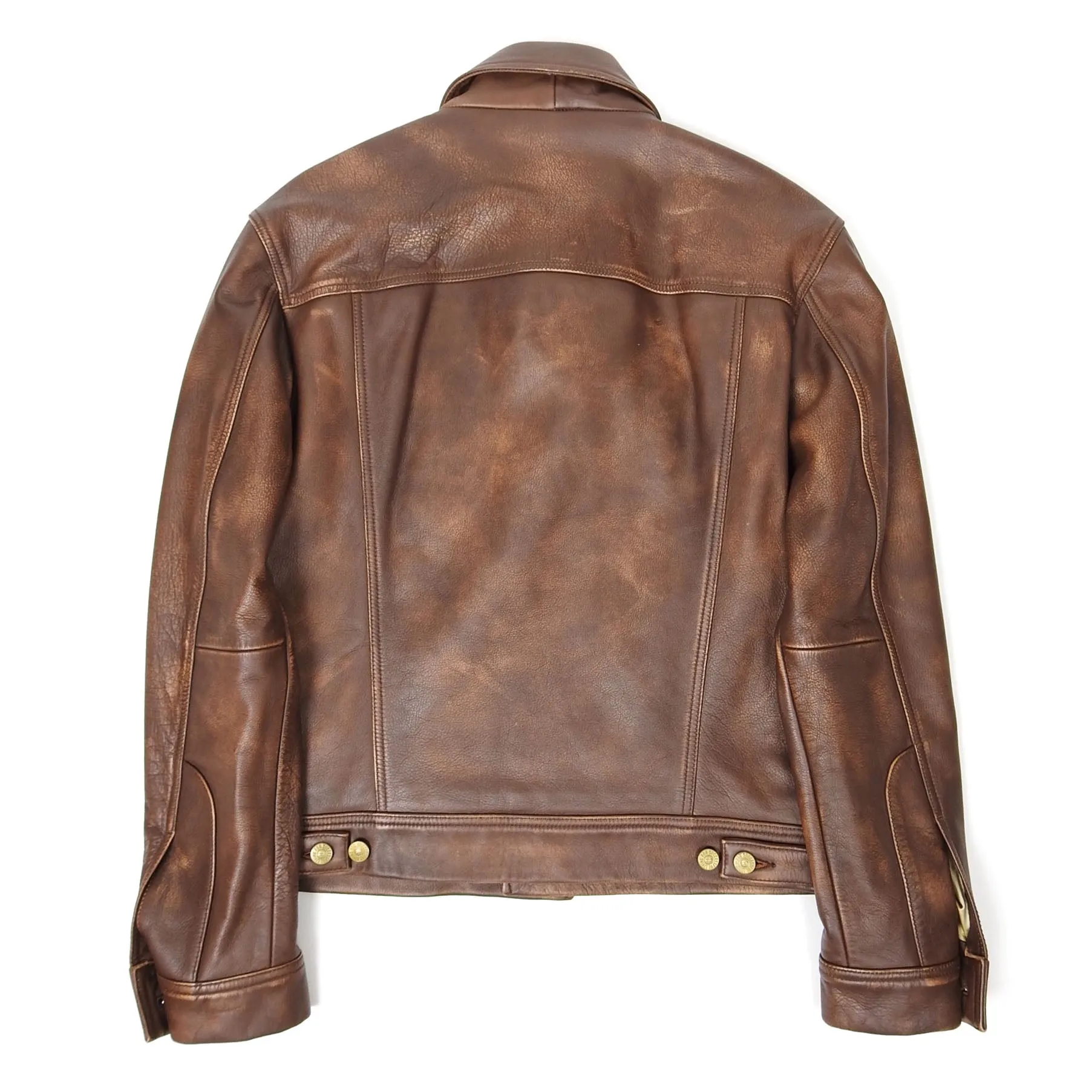 Diesel L-Riley Leather Jacket Size Small