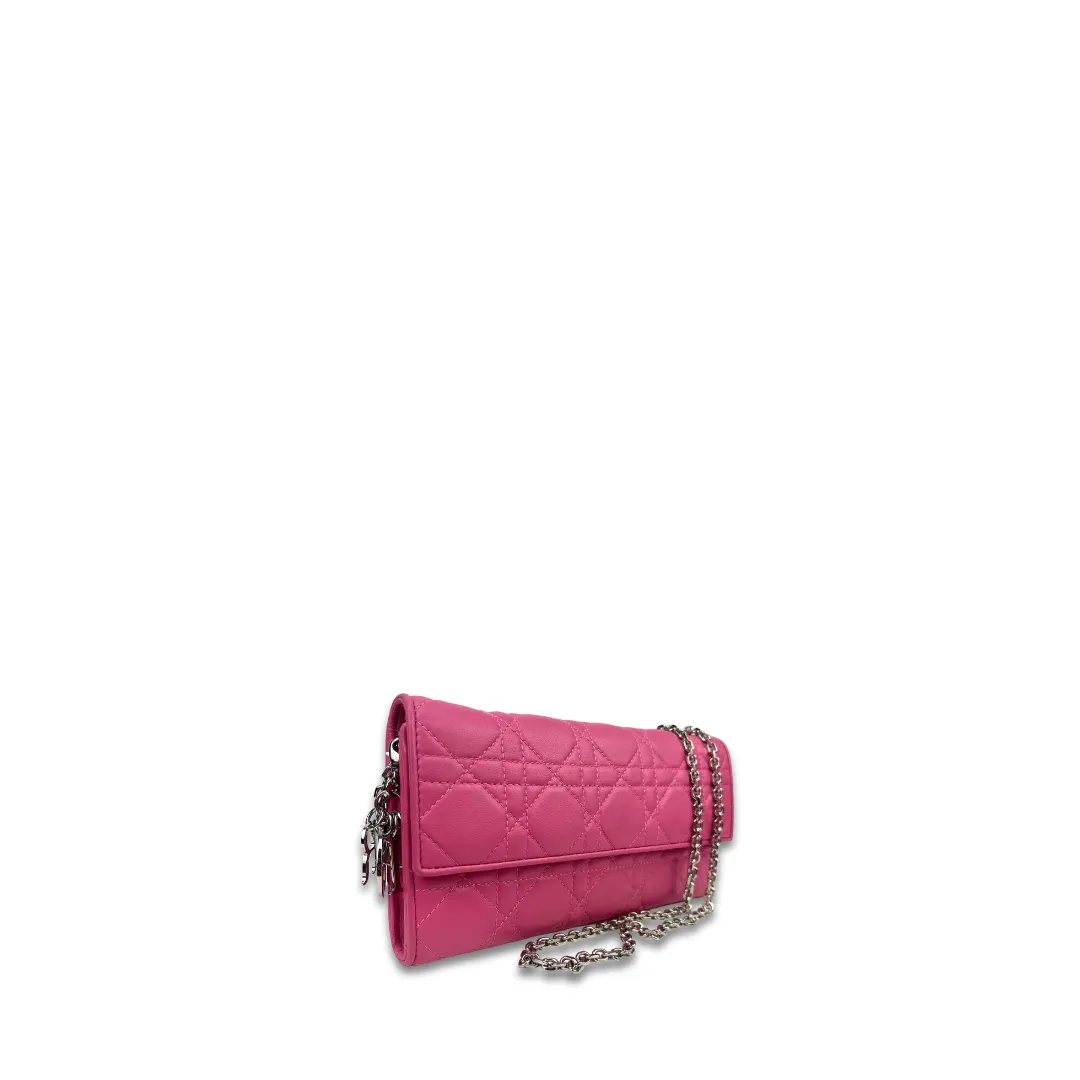 Dior Cannage Chain Wallet