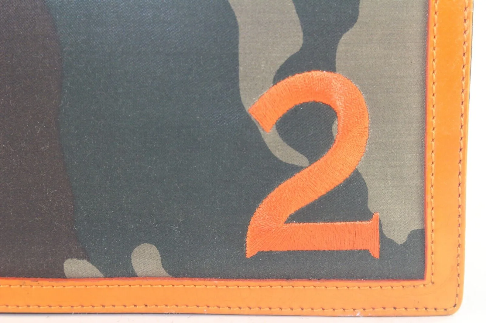 Dior Spring 2001 Orange x Orange Camo Diorella Tote Bag 1DD912K