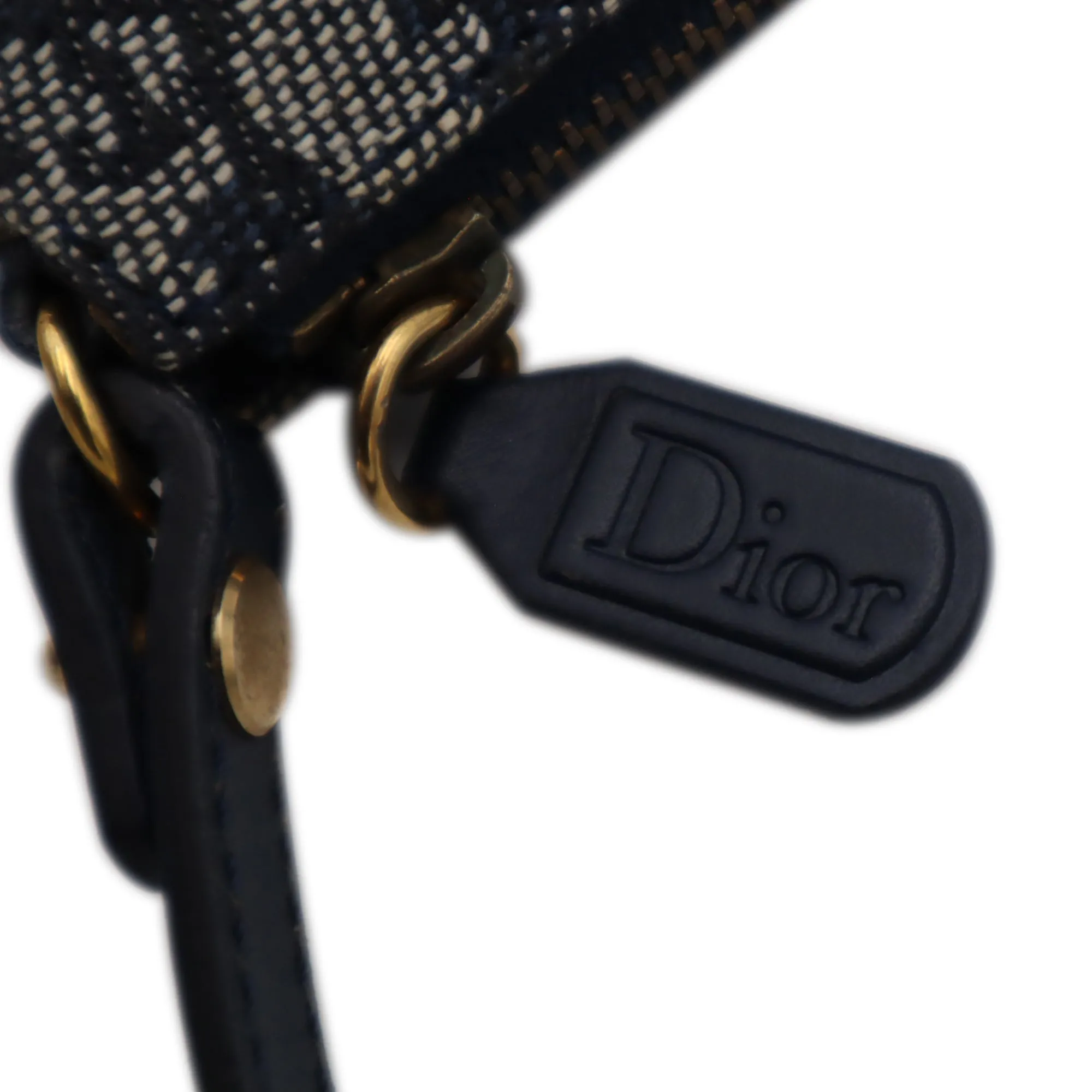 Dior Trotter Canvas Saddle Shoulder Bag