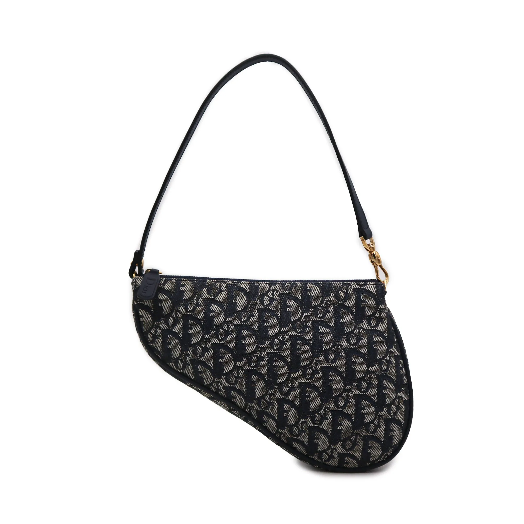 Dior Trotter Canvas Saddle Shoulder Bag