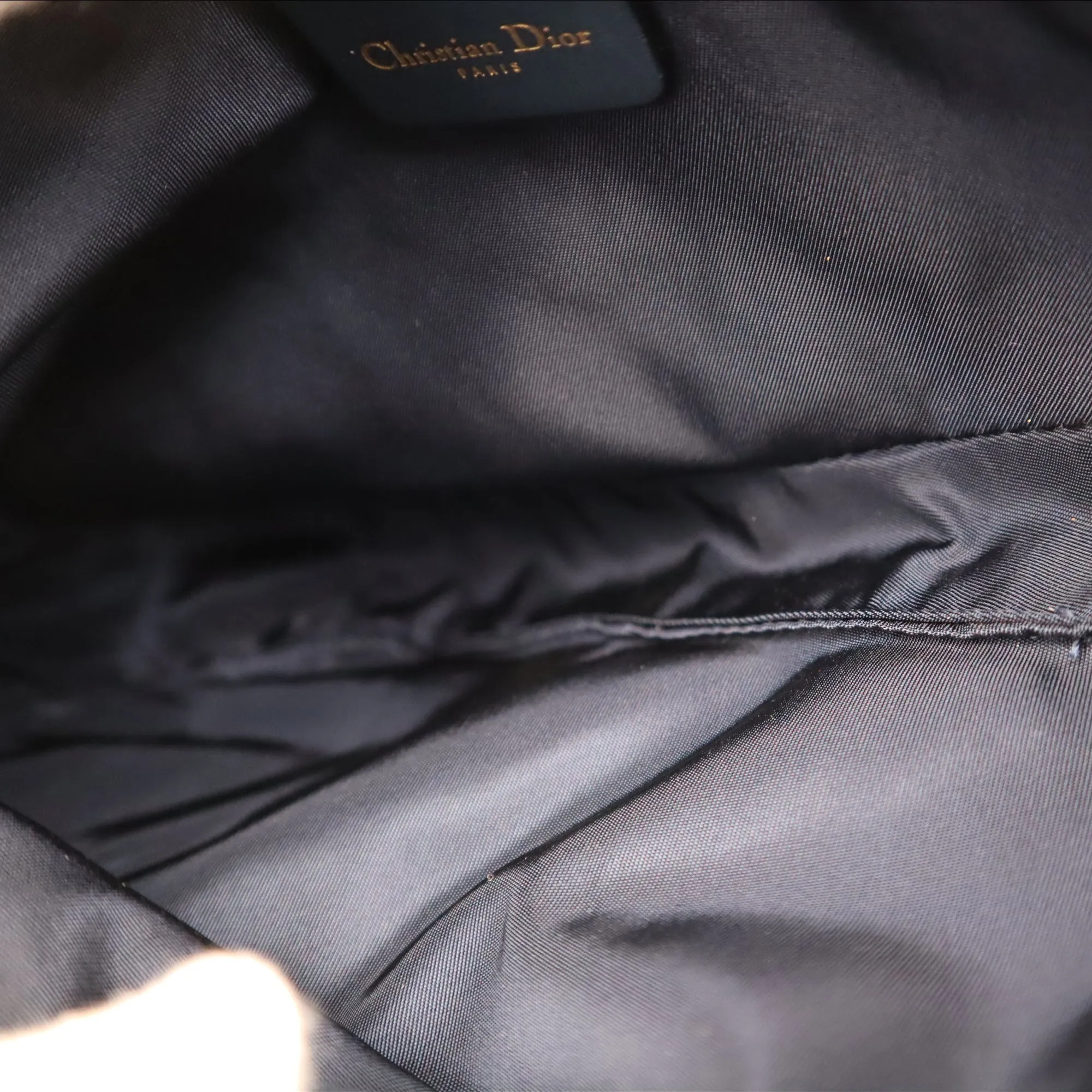 Dior Trotter Canvas Saddle Shoulder Bag