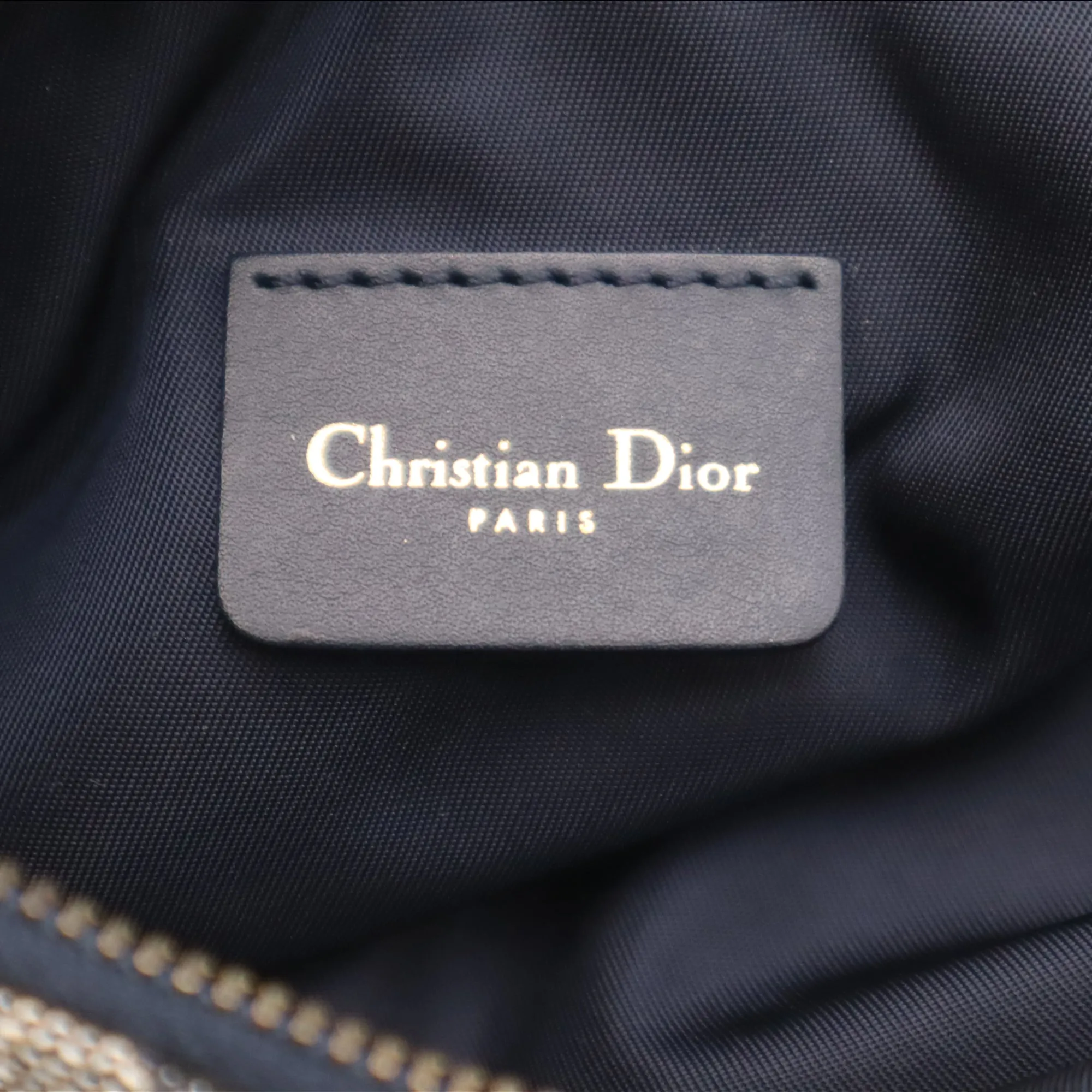 Dior Trotter Canvas Saddle Shoulder Bag