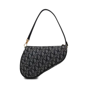 Dior Trotter Canvas Saddle Shoulder Bag