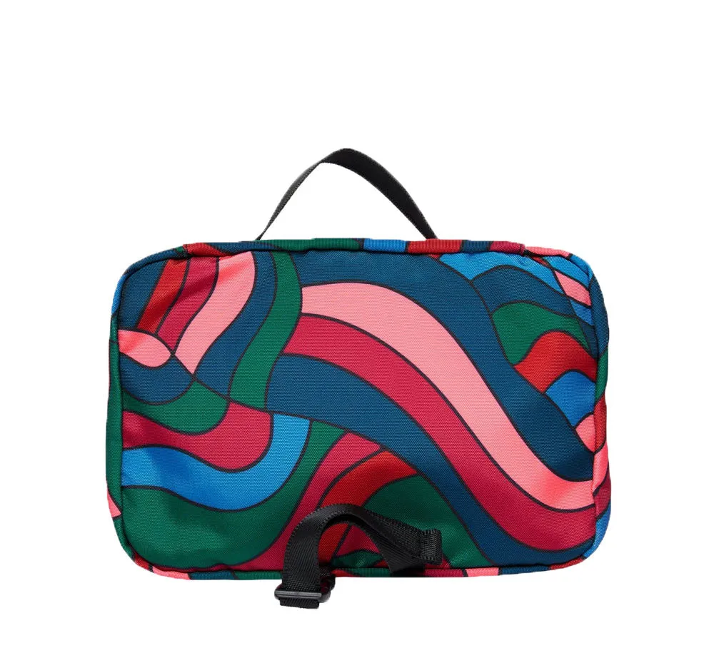 DISTORTED WAVES TOILETRY BAG