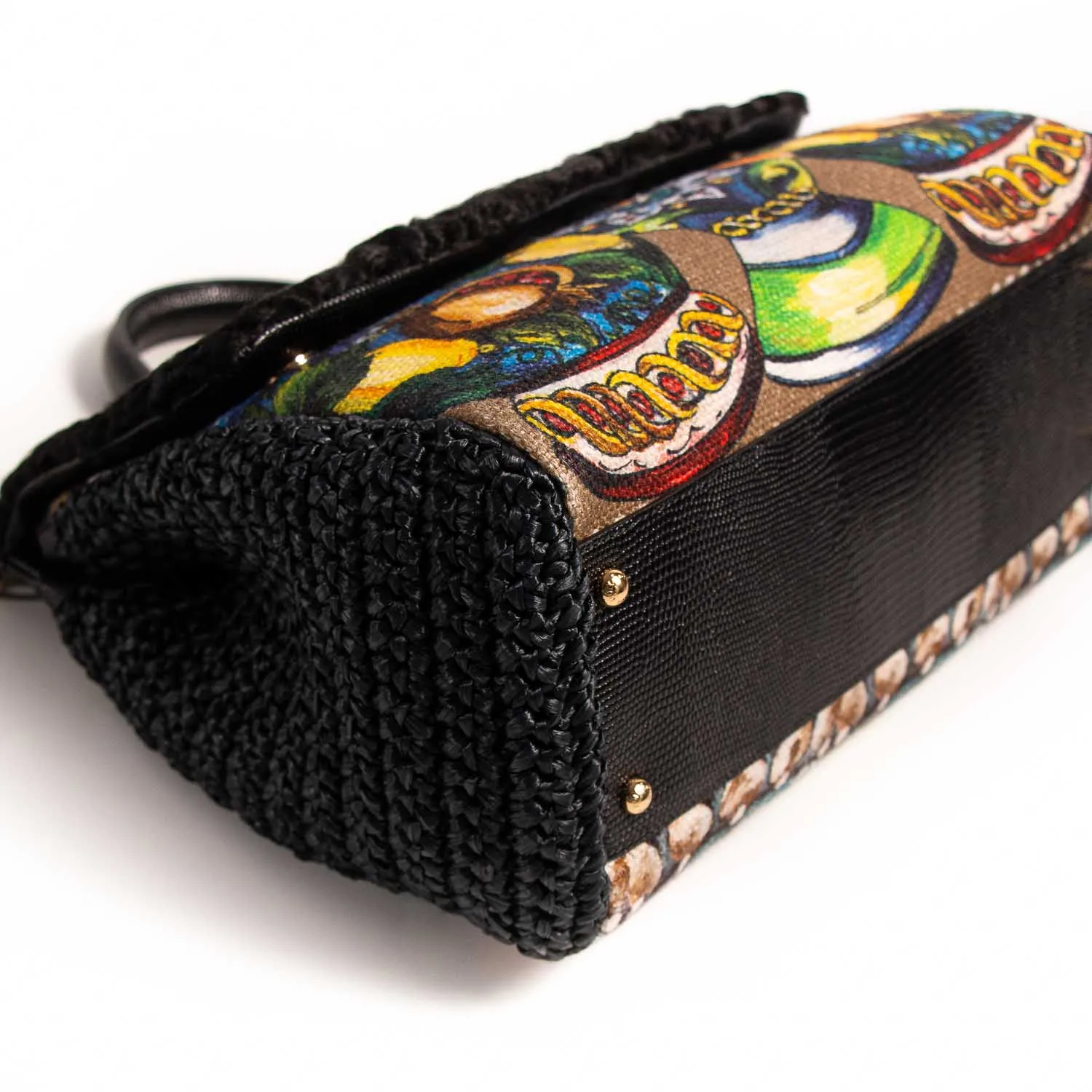 Dolce&Gabbana Embroidered Large Sicily Bag