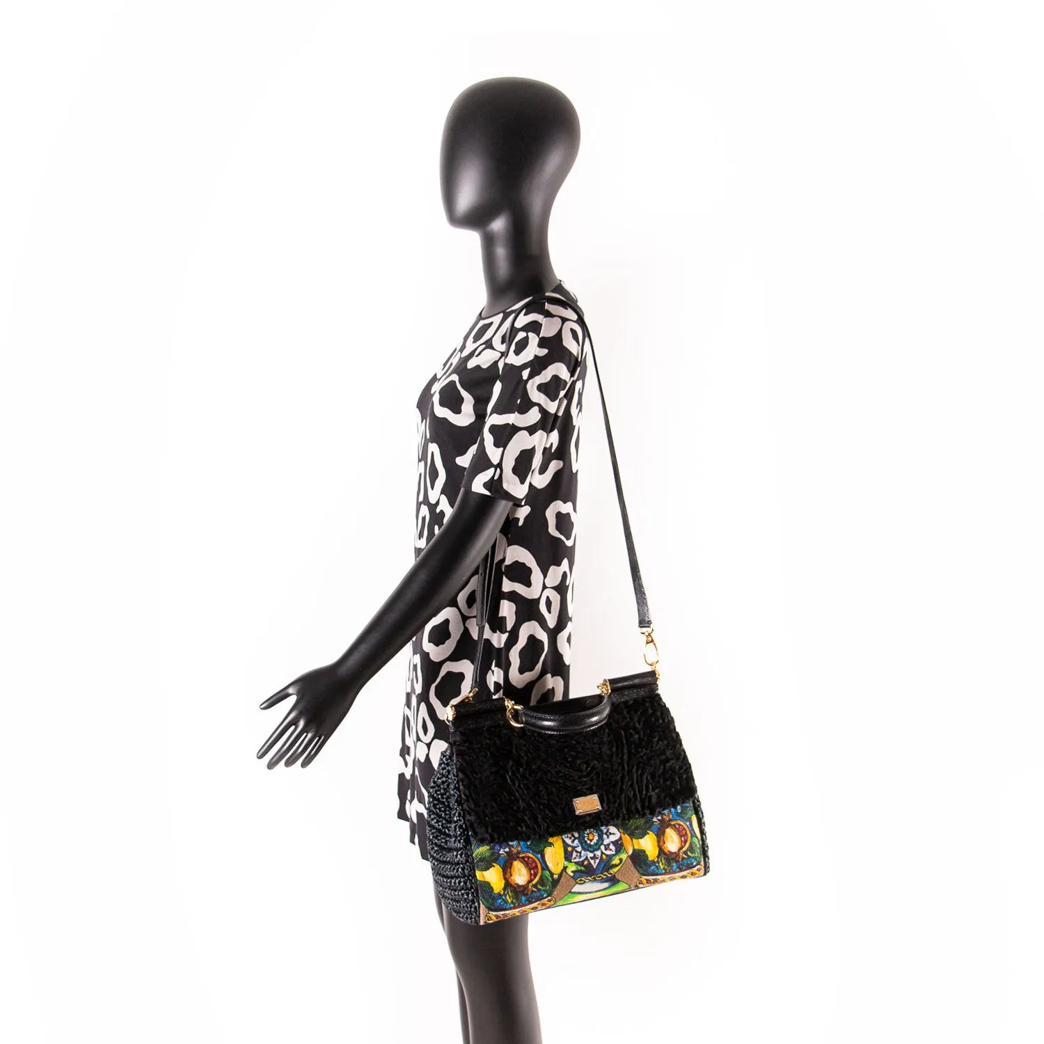 Dolce&Gabbana Embroidered Large Sicily Bag