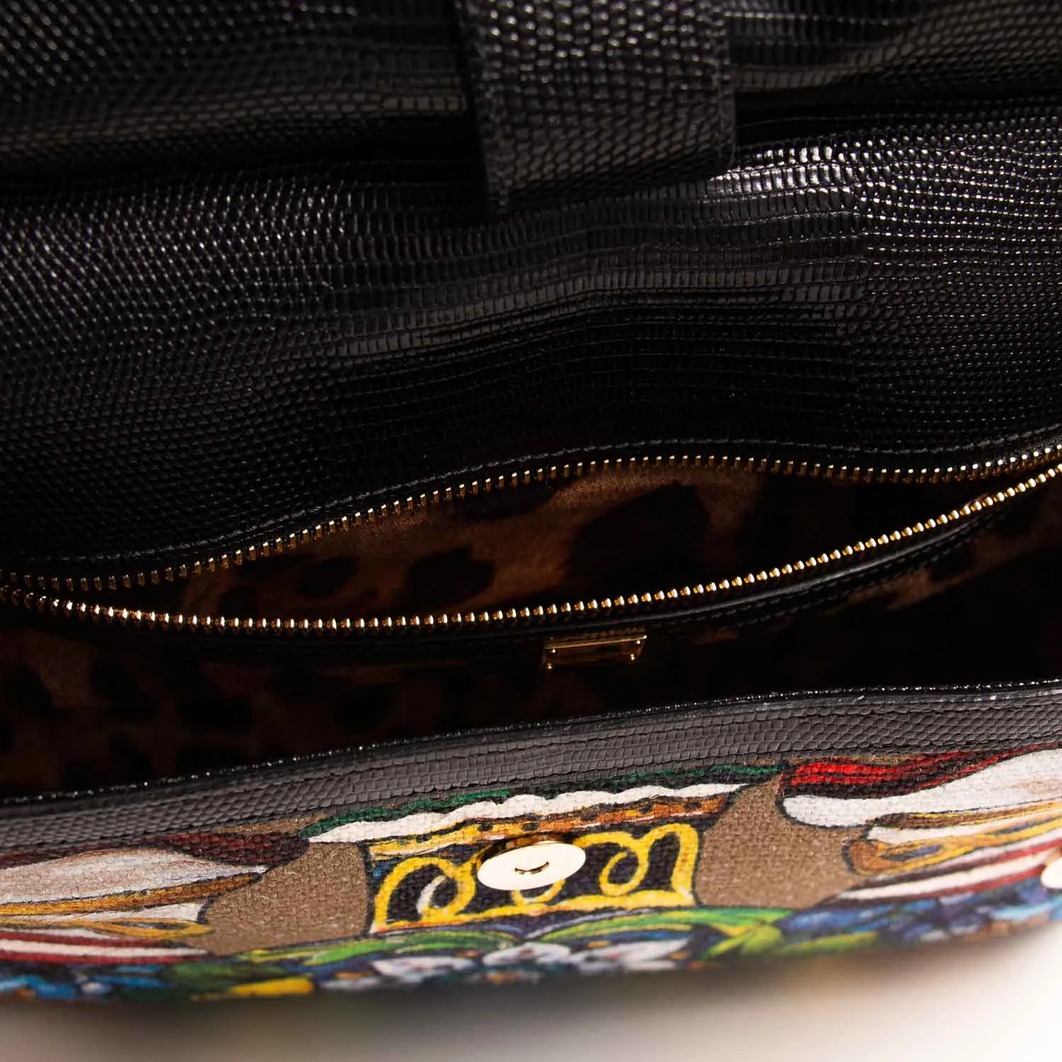 Dolce&Gabbana Embroidered Large Sicily Bag